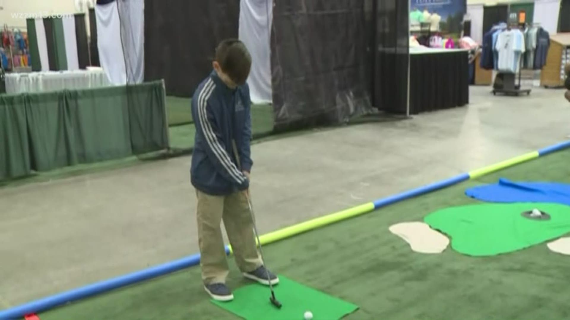 At the West Michigan Golf Show, there's a program dedicated to teaching kids and teens life skills through golf.