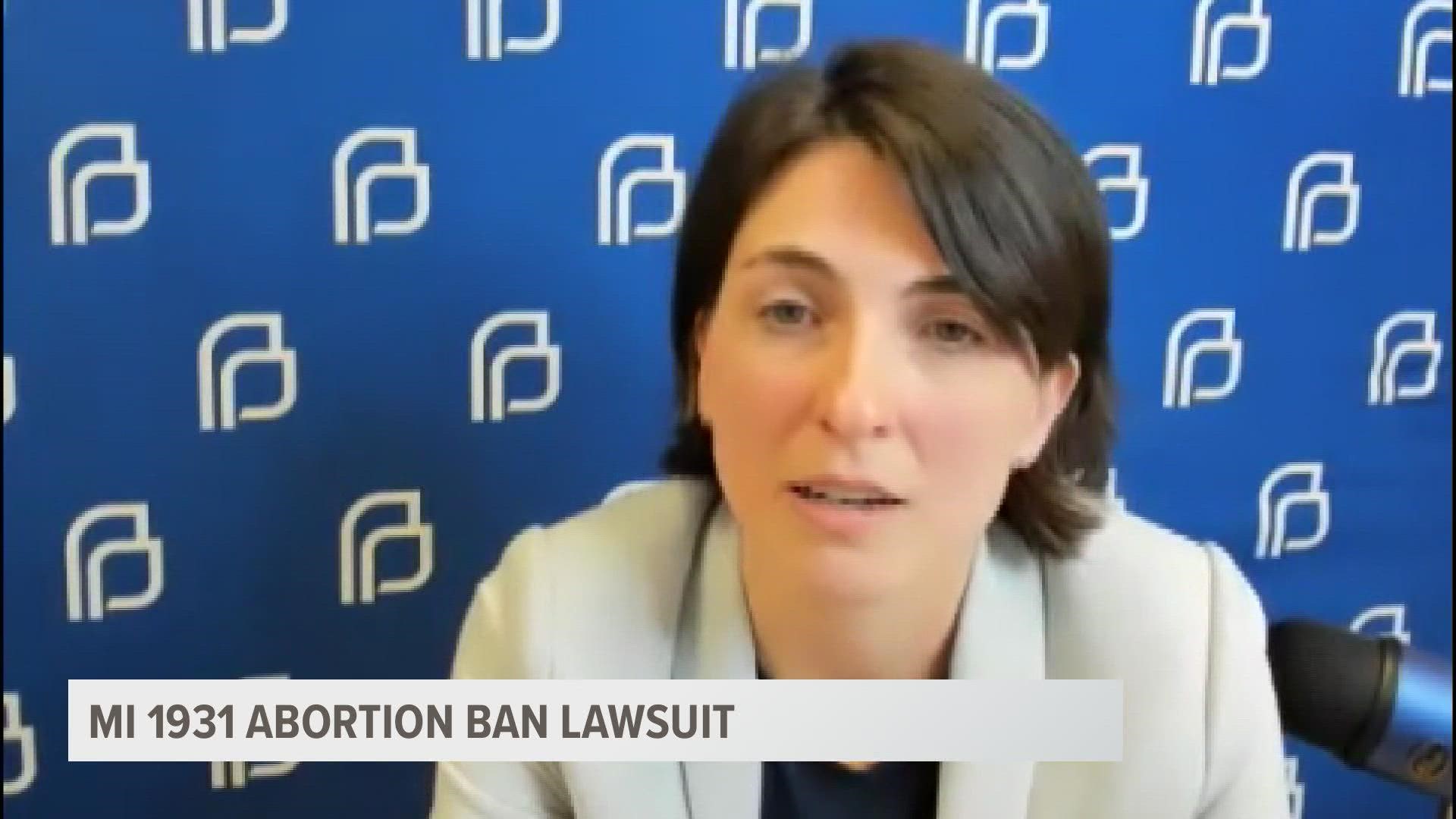 Planned Parenthood of Michigan filed a lawsuit Thursday against the state's Attorney General over the ban.