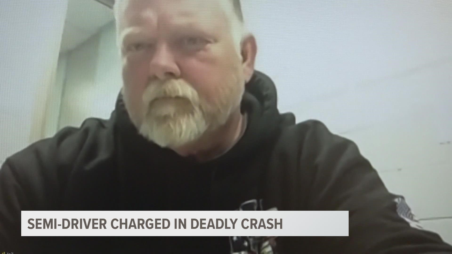 A 71-year-old Twin Lake man died in a crash at the intersection of Russell Road and Holton-Whitehall Road. Detectives say a semi blew through a stop sign.