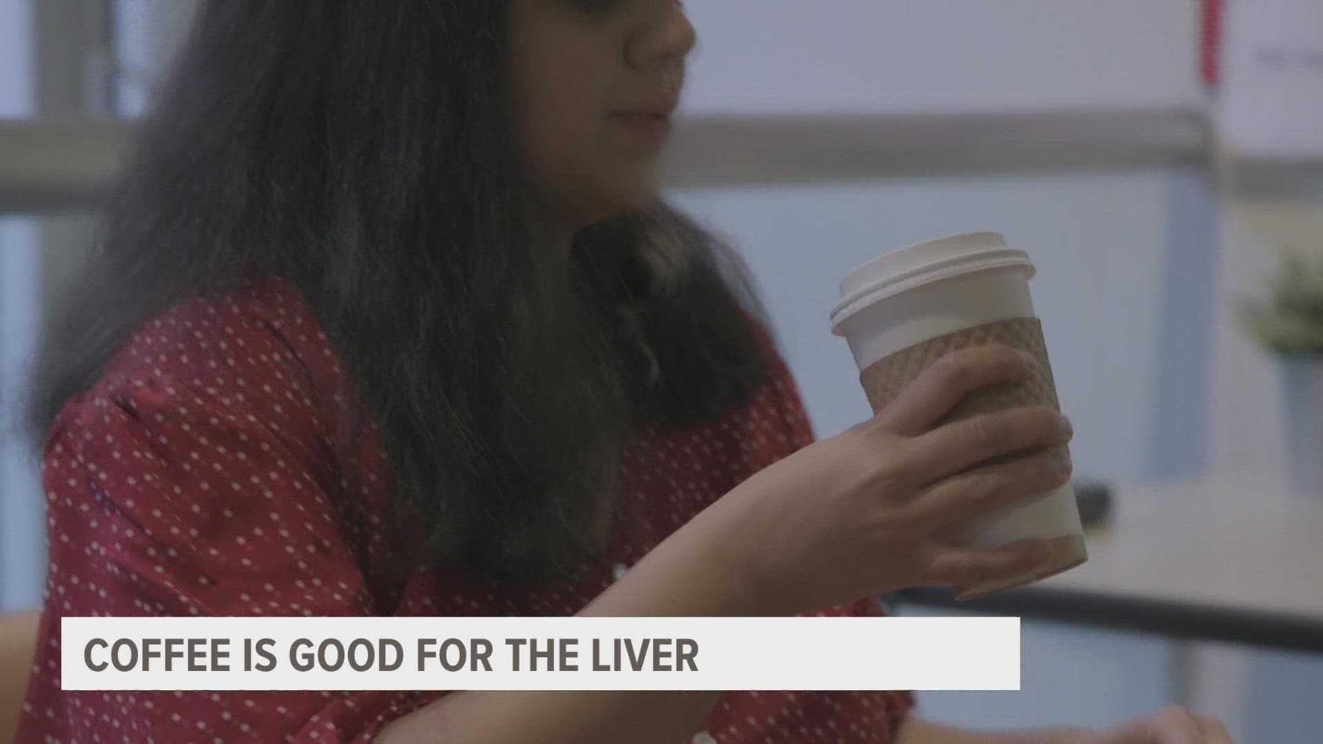 It turns out that coffee is actually good for your liver.