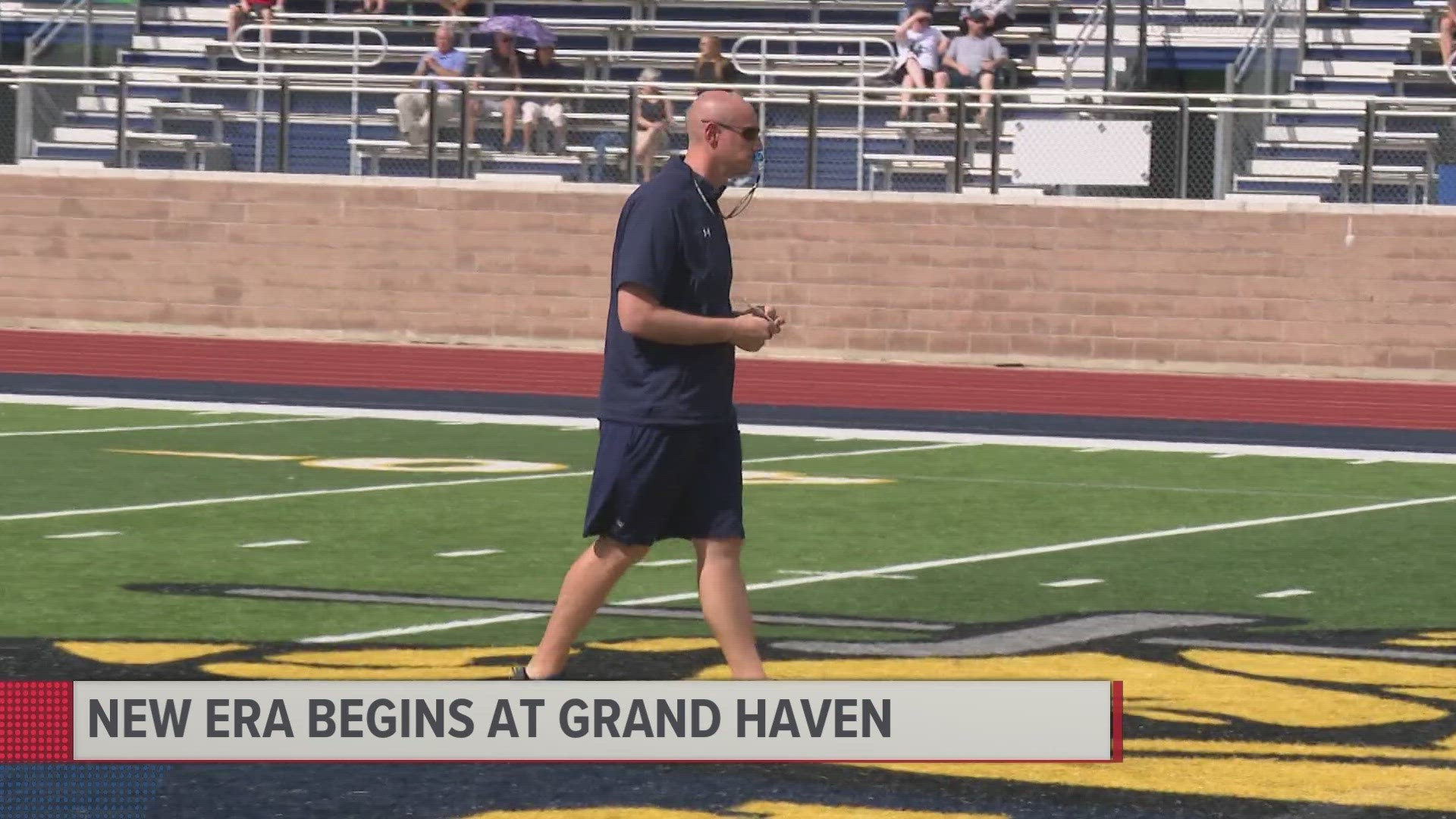 It's Year 1 of a new era at Grand Haven High School as the school hired a new head coach for the football team.