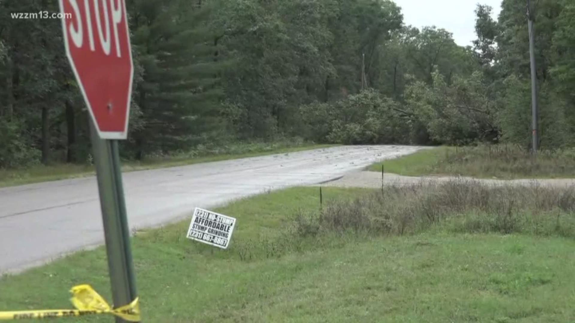 Most storm damage is up north