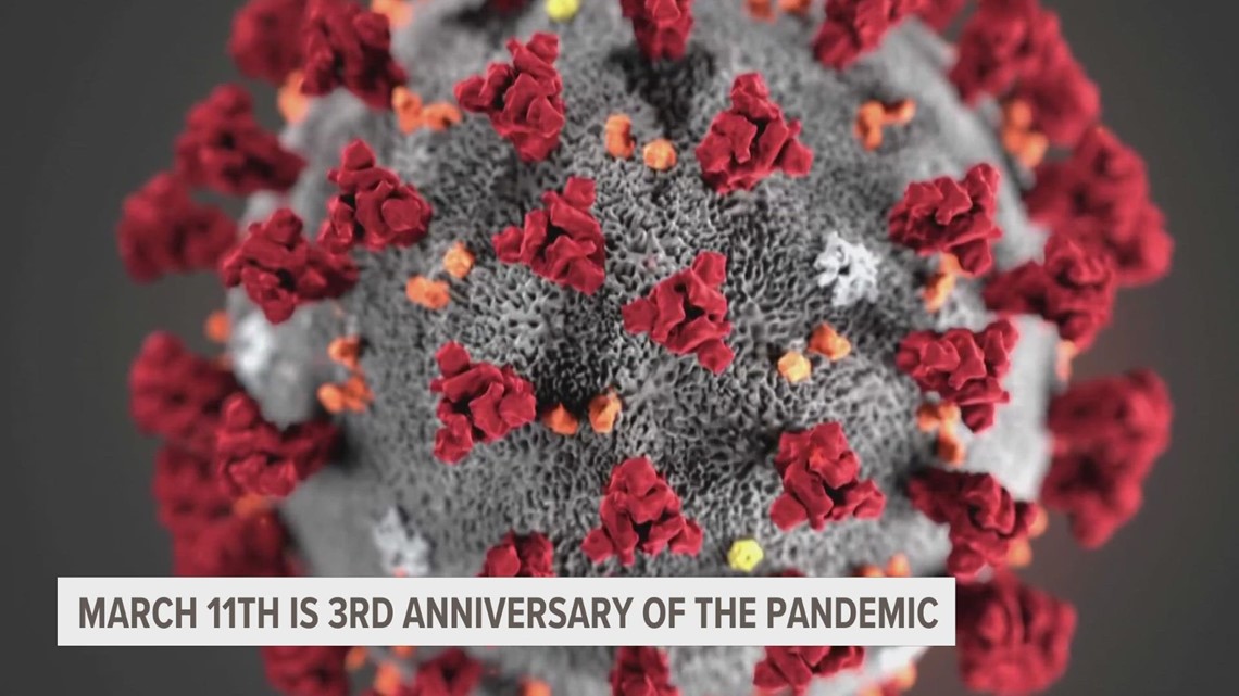Saturday marks 3 year anniversary of COVID-19 pandemic