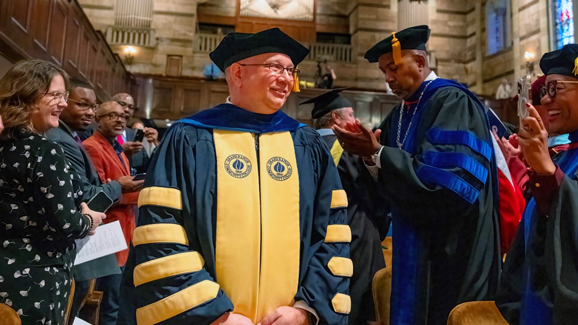 Dr. Charles Lepper inaugurated as GRCC 11th president - Vimarsana News