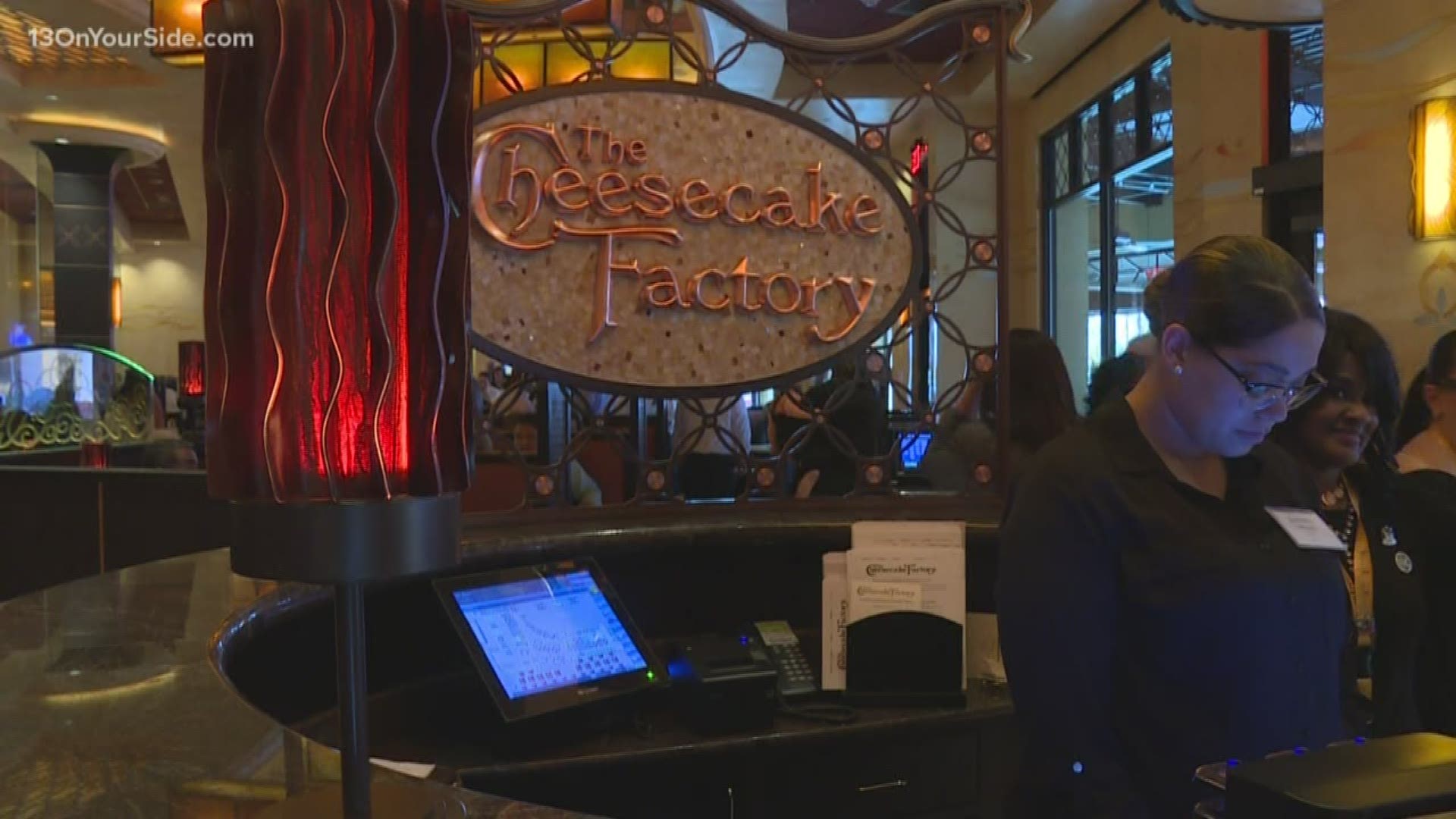 Eager cheesecake-lovers have already lined up in anticipation of the Cheesecake Factory's new Kentwood location opening Tuesday, Nov. 5.