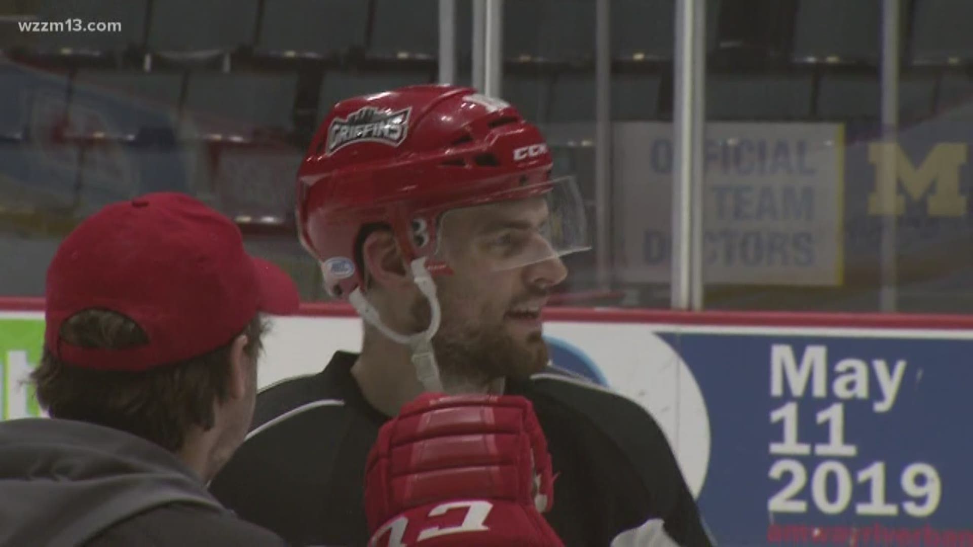 Longtime Griffins players get feedback from front office