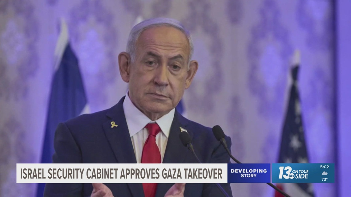 Israeli Security Cabinet approves plan to take over Gaza City in ...