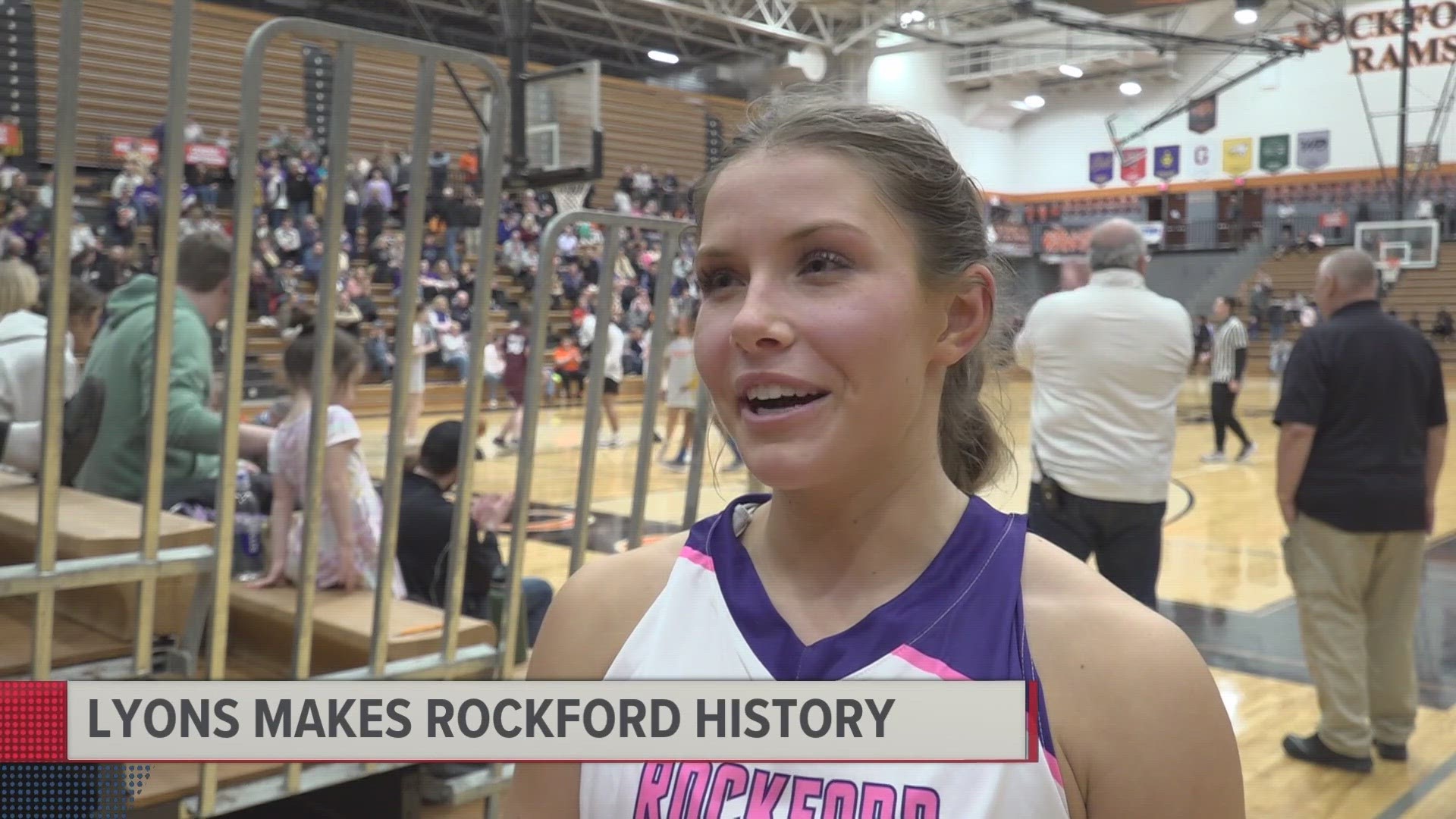 The Rockford girls basketball team is on a roll once again and one senior is having a historic season.