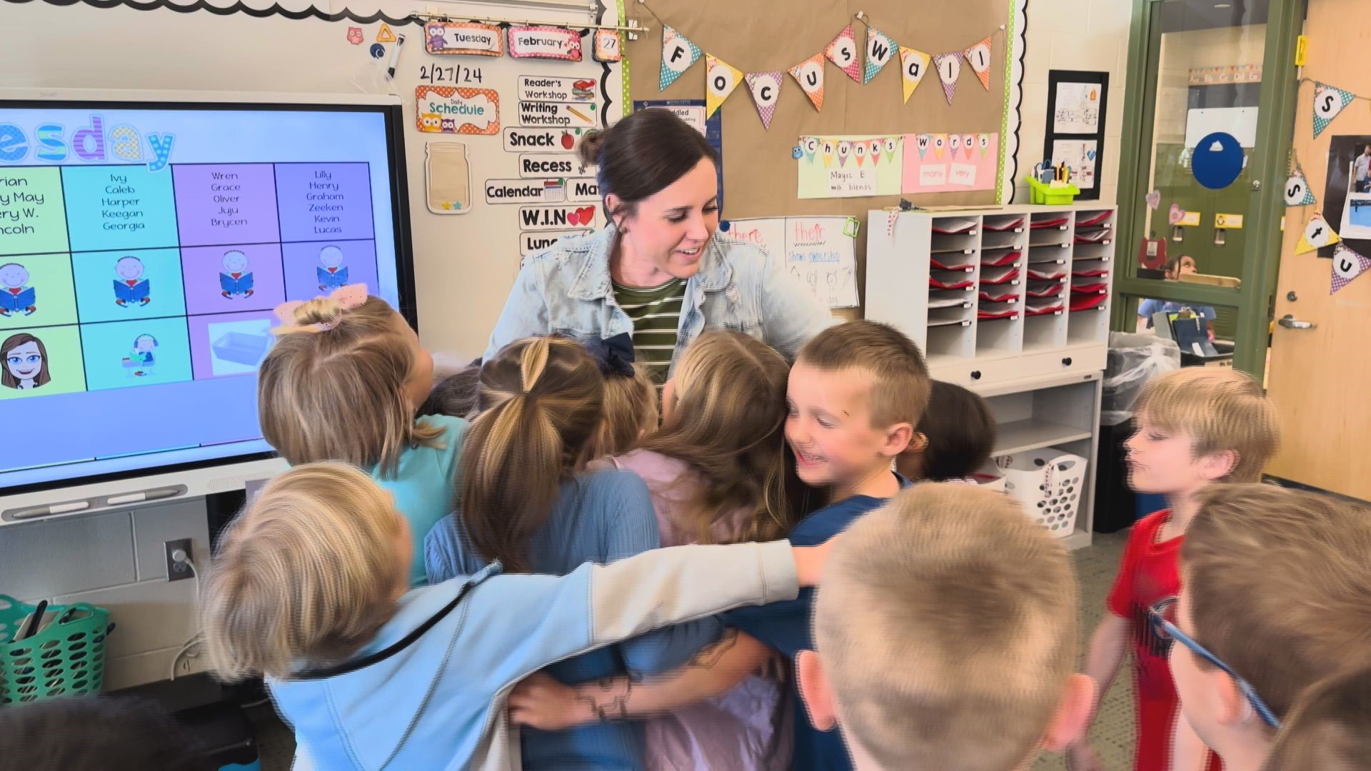 13 ON YOUR SIDE was in Zeeland at Adams Elementary School for our latest Teacher of the Week surprise. A group of first graders eagerly helped us with the reveal.