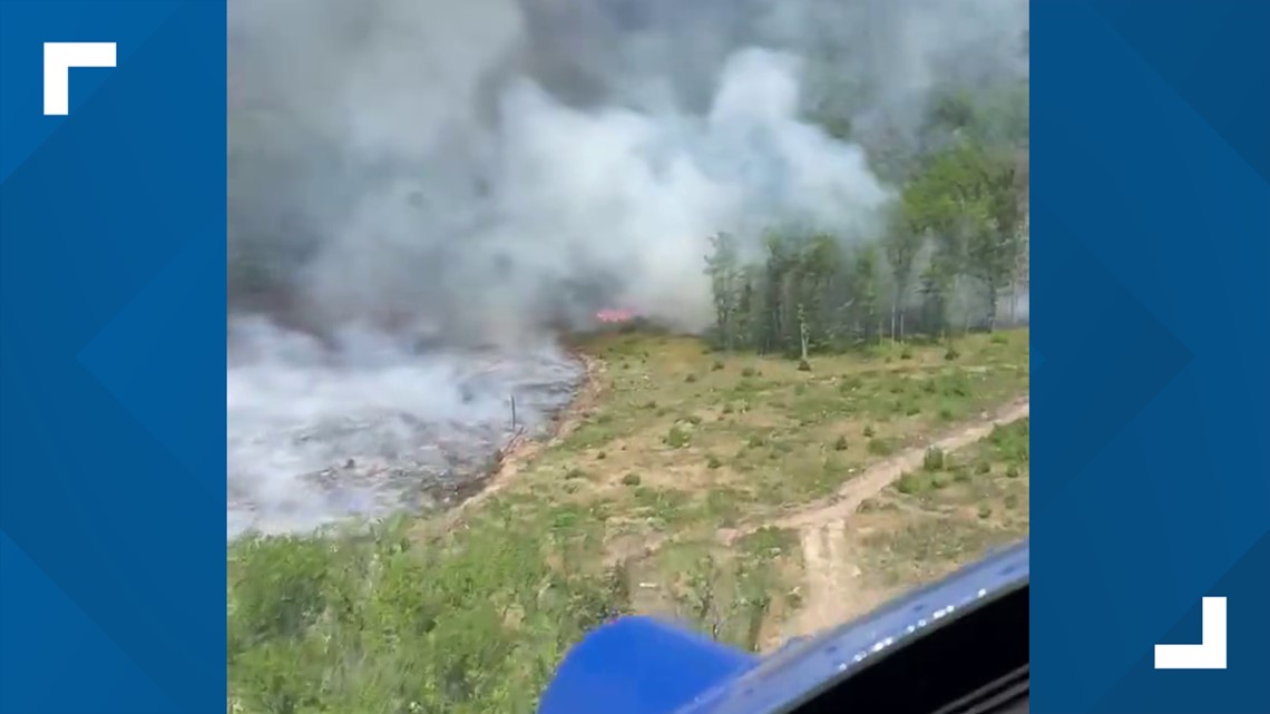 Michigan wildfire update Fire 90 contained