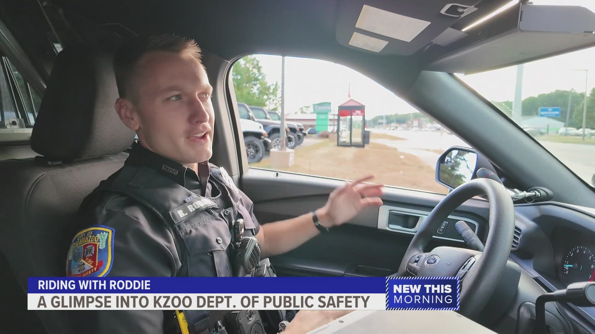 Public Safety Officer Ryan Roddie could be called to any scenario, from a traffic stop to a house fire, and it's all highlighted on the department's new show.