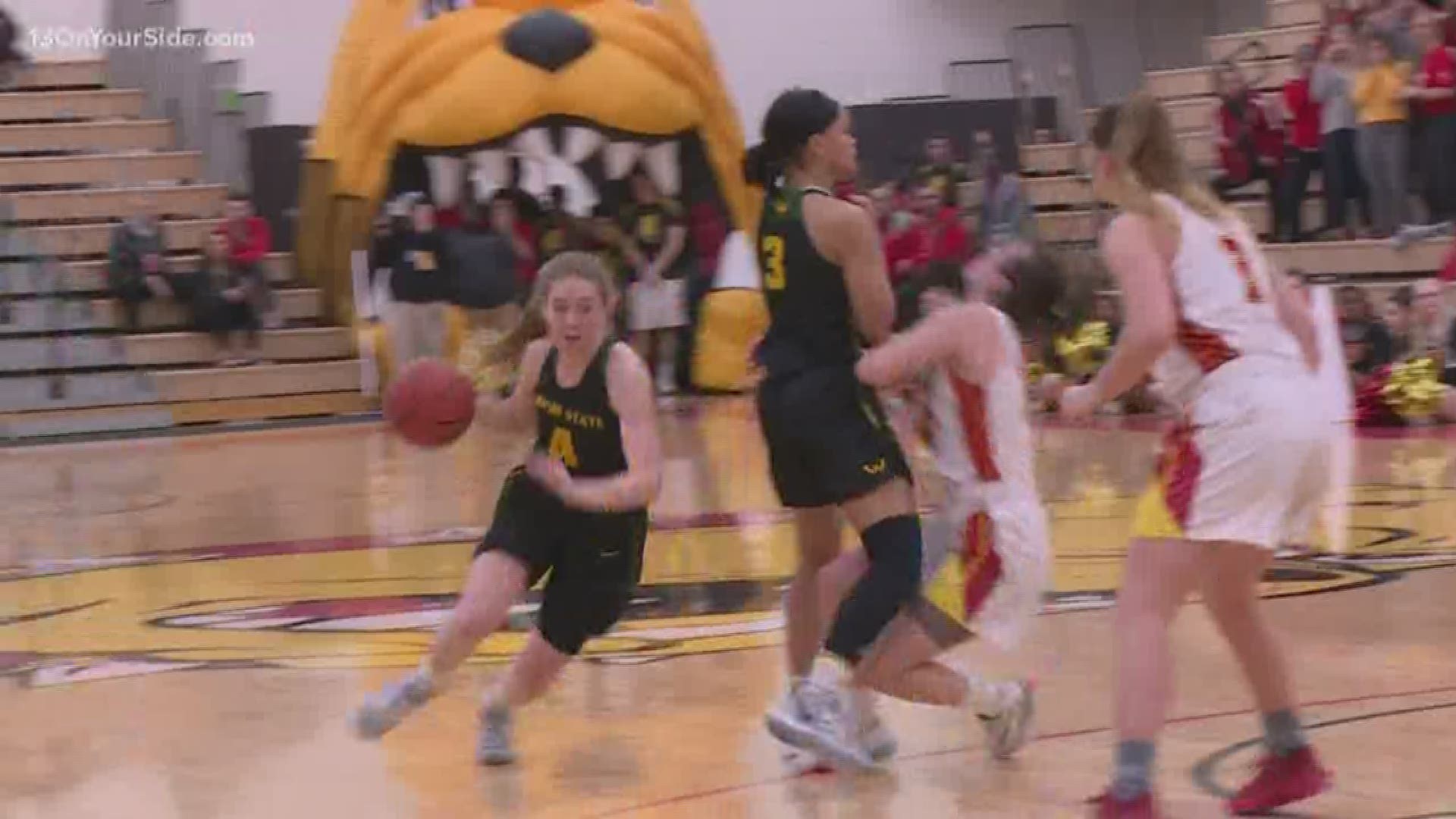 The Ferris State Women's Basketball team fell 78-76 to Wayne State.