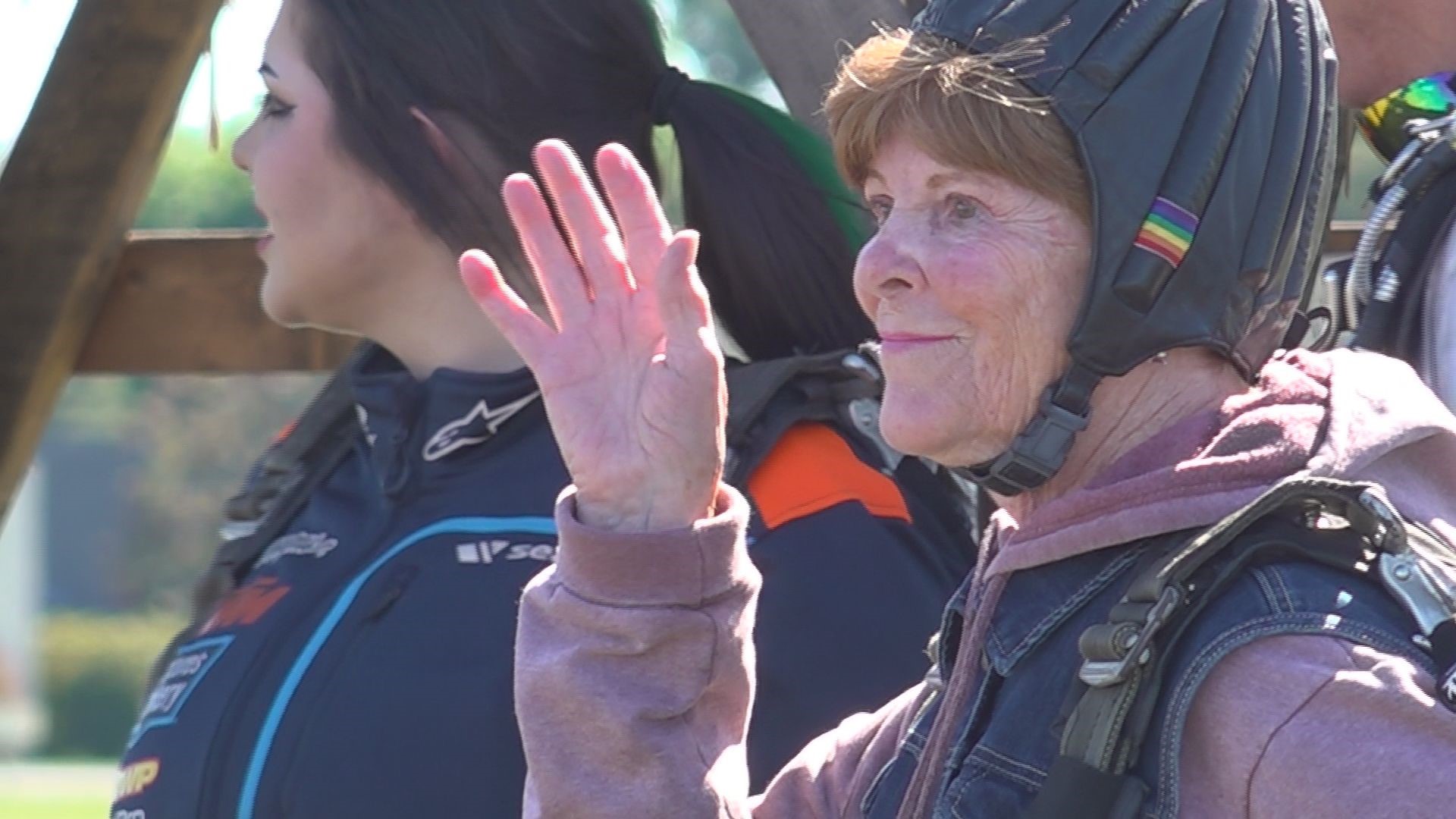 After years of it sitting on her bucket list, Diane Dabakey took to her local skydiving center shortly after turning 81.