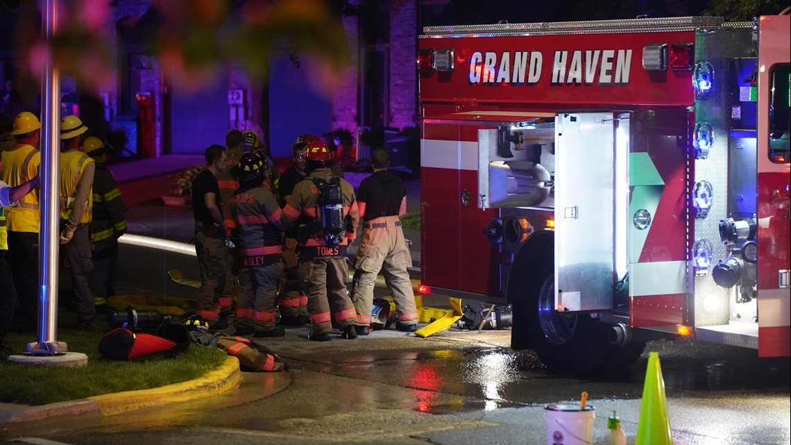 Condo fire in downtown Grand Haven extinguished wzzm13 com