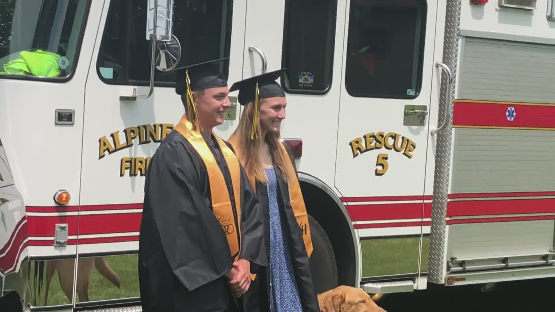 Celebrating the Class of 2020 has been a work in improvisation. The district came up with a fun solution for how to get graduates their diplomas.