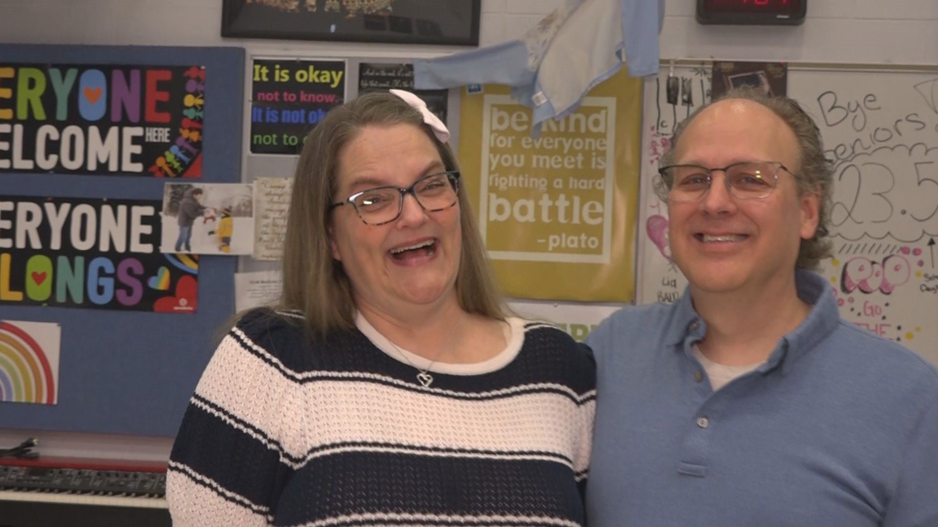 Shawn and Molly Lawton said teaching music to thousands of students for more than 30 years has been a fun ride, saying they had no idea of the impact until now.