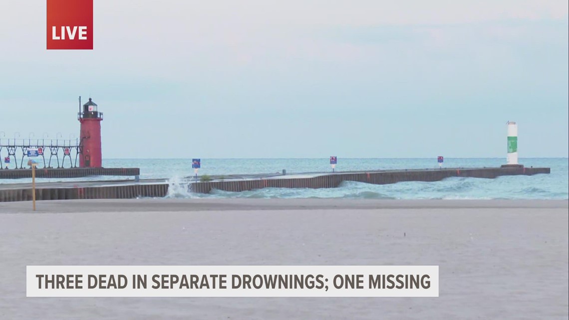 Three dead in separate drownings; 1 missing