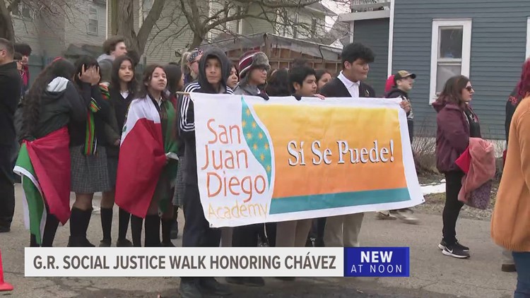 Social justice walk held to honor Cesar Chavez