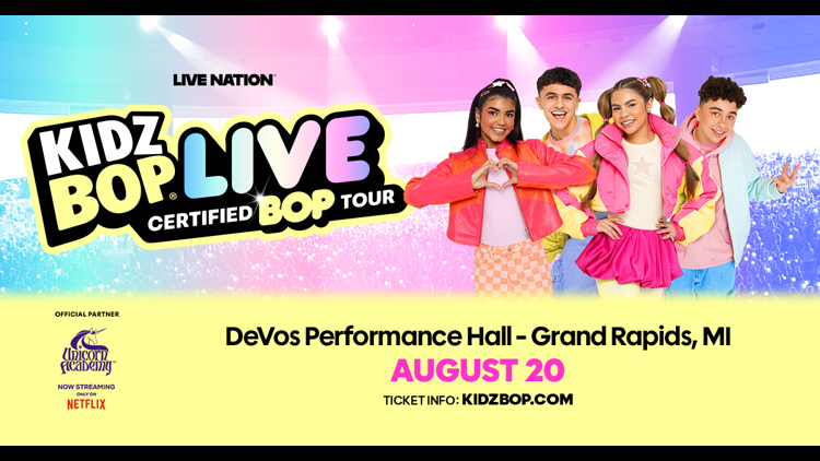 Enter for a chance to win a family four pack to the Kidz Bop Live