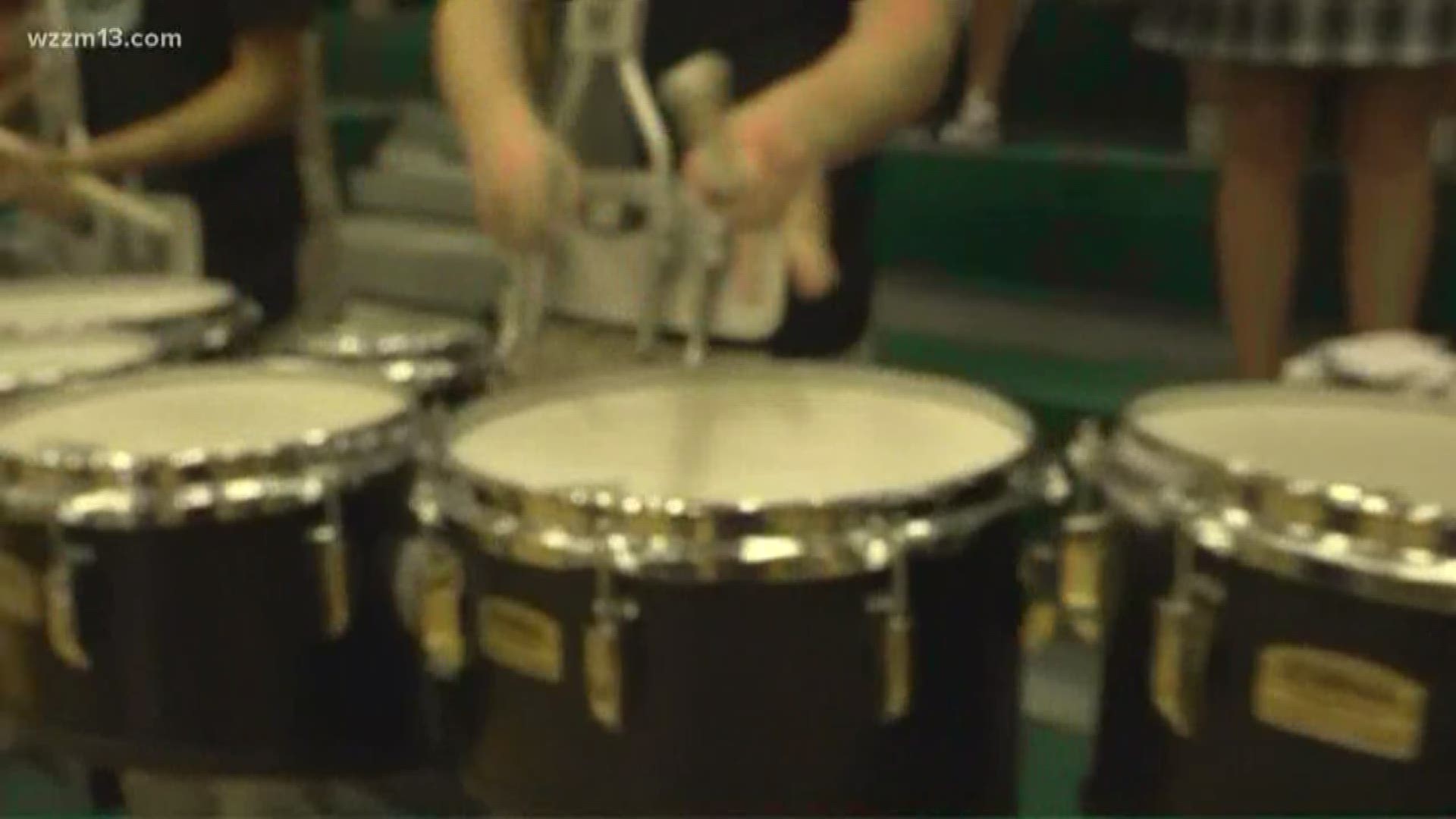 West Catholic band shows support for Grand Rapids community. 