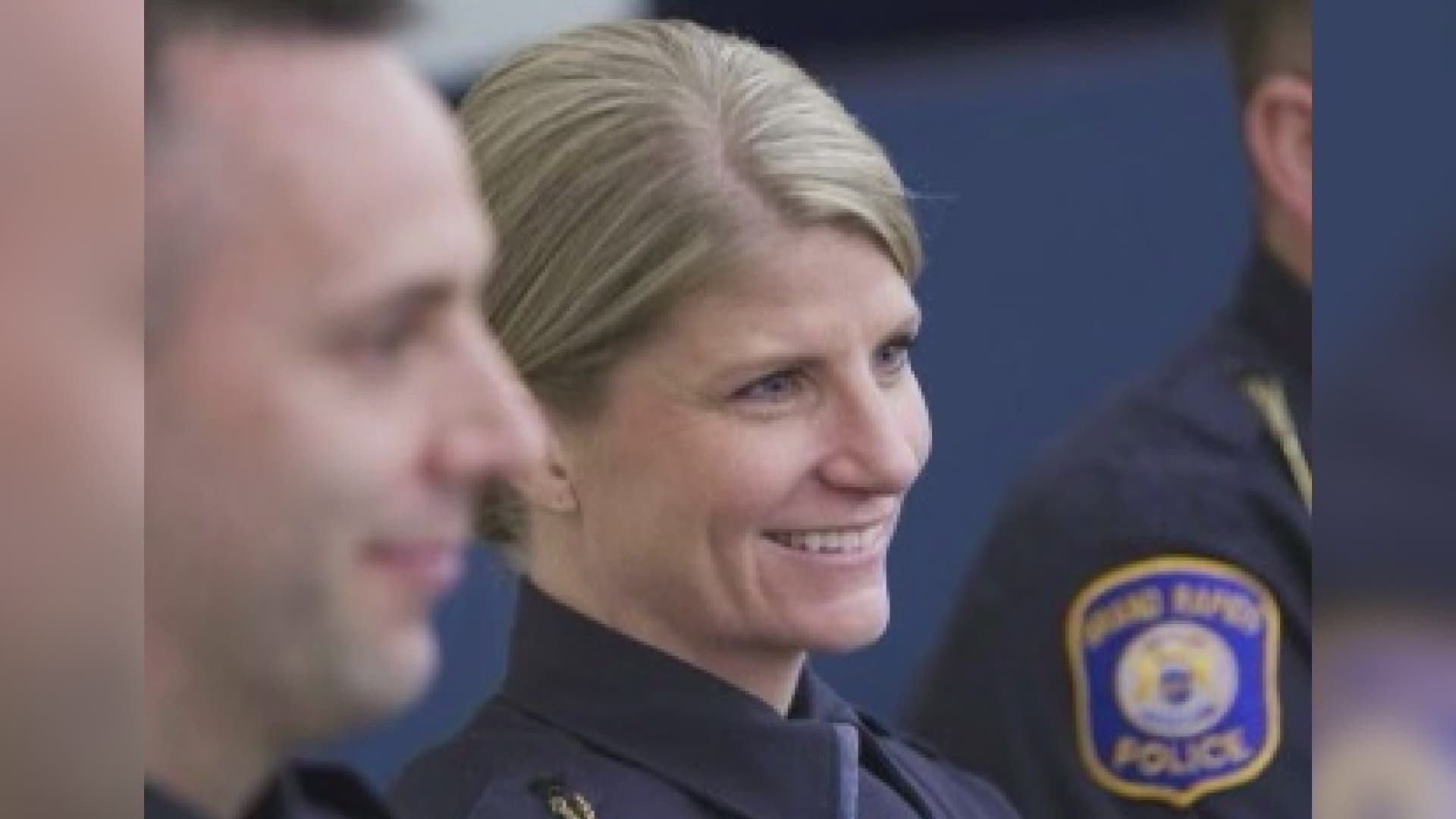 Grand Rapids Police Chief announced Thursday that Captain Kristen Rogers would be promoted Deputy Chief, becoming the first female in the department's history.