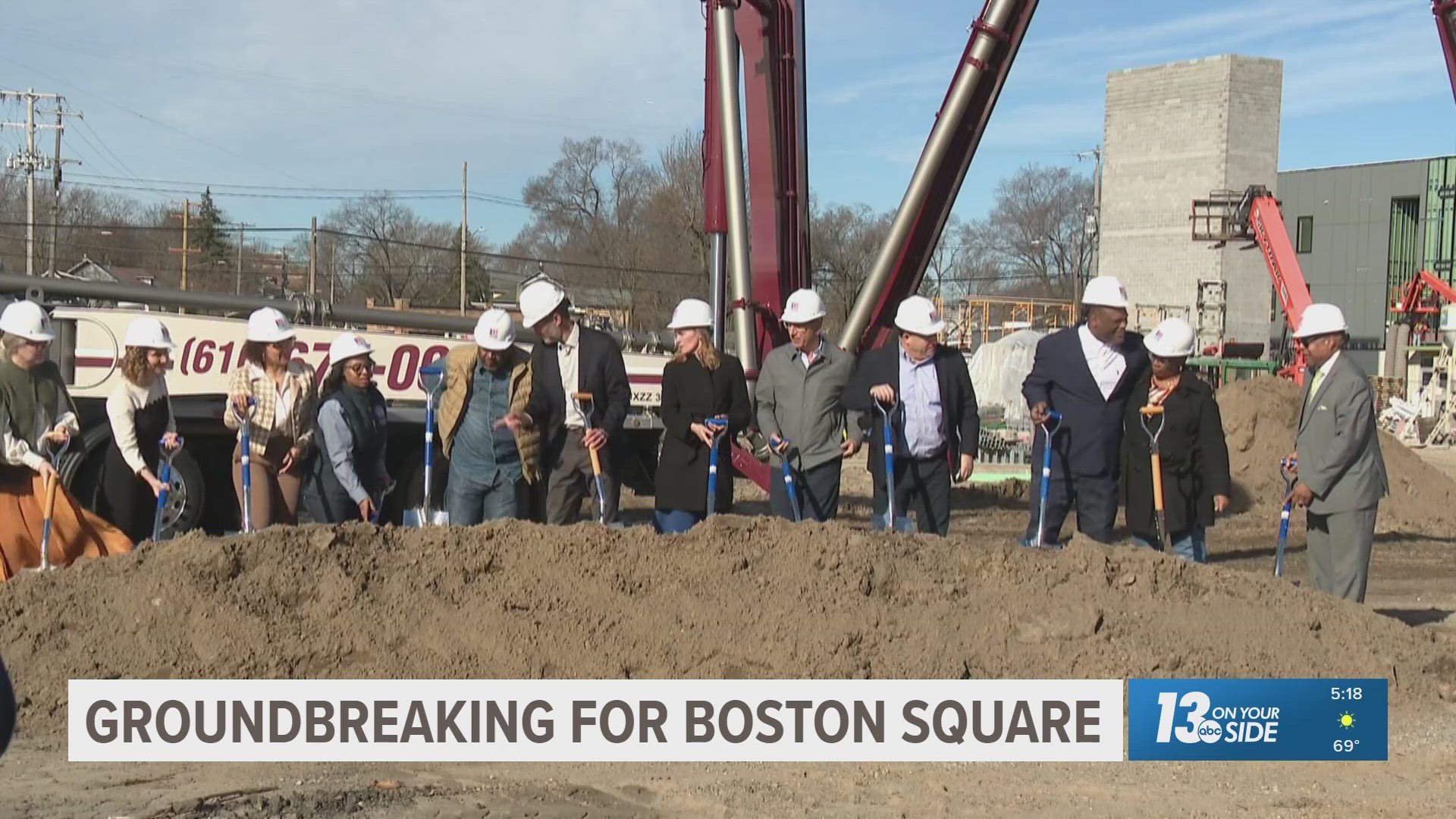 wzzm13.com - Steven Bohner - Construction begins on $25 million mixed-use development in Boston Square