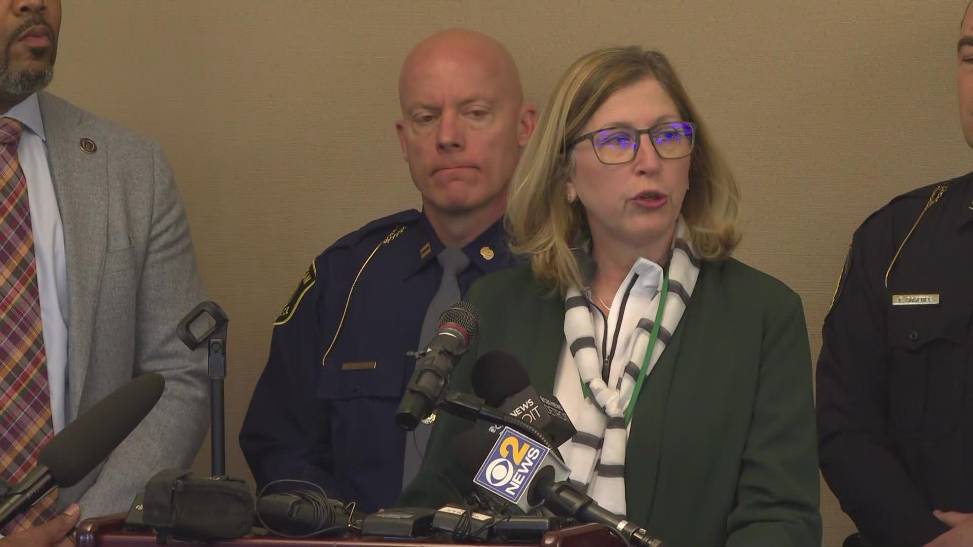 MSU Interim President Teresa K. Woodruff, Ph.D. shared an emotional message to the students, families and the community after the deadly on-campus shooting.