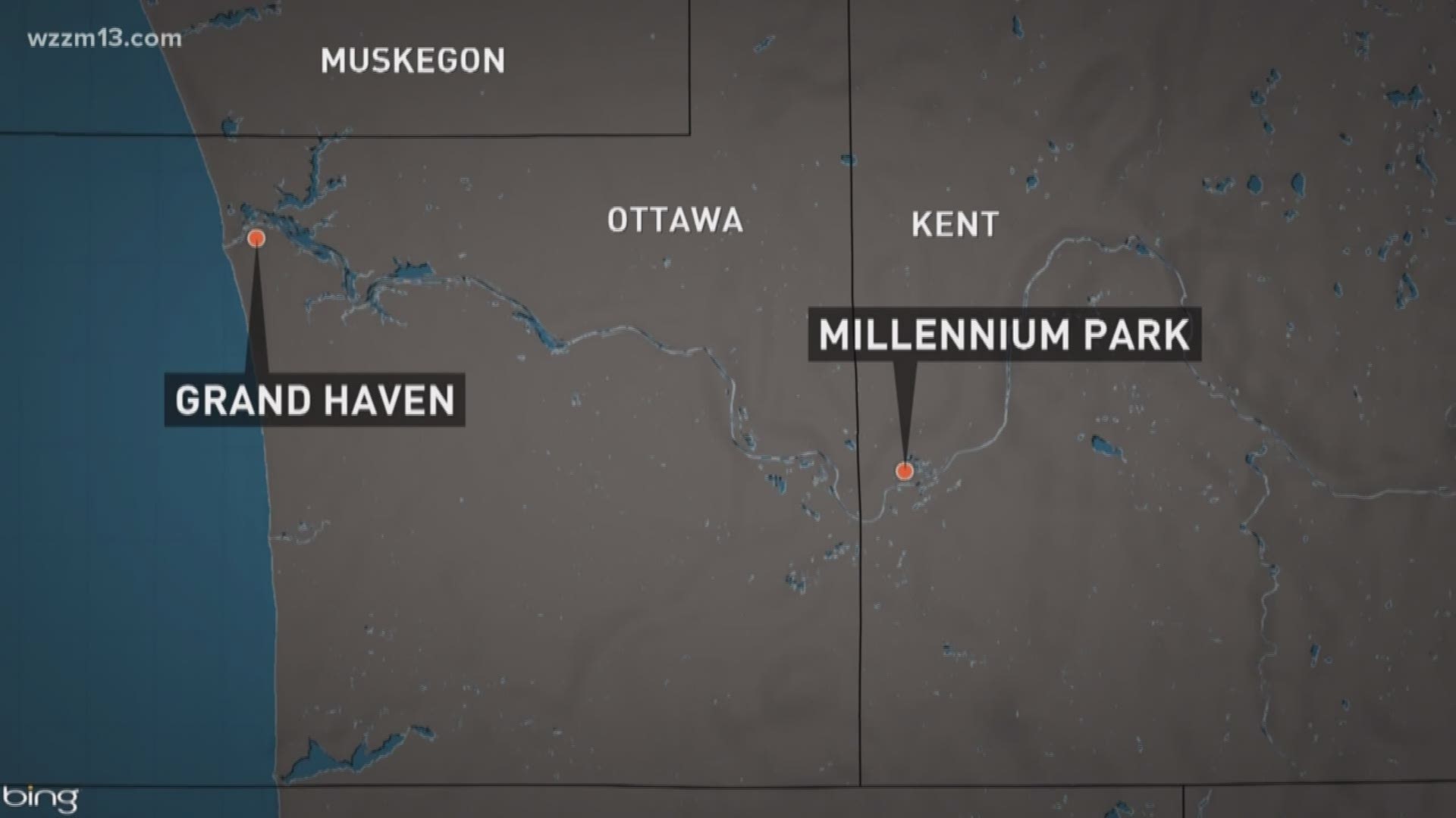 The overall project would connect Grand Haven in Ottawa County to Millennium Park in Kent County.