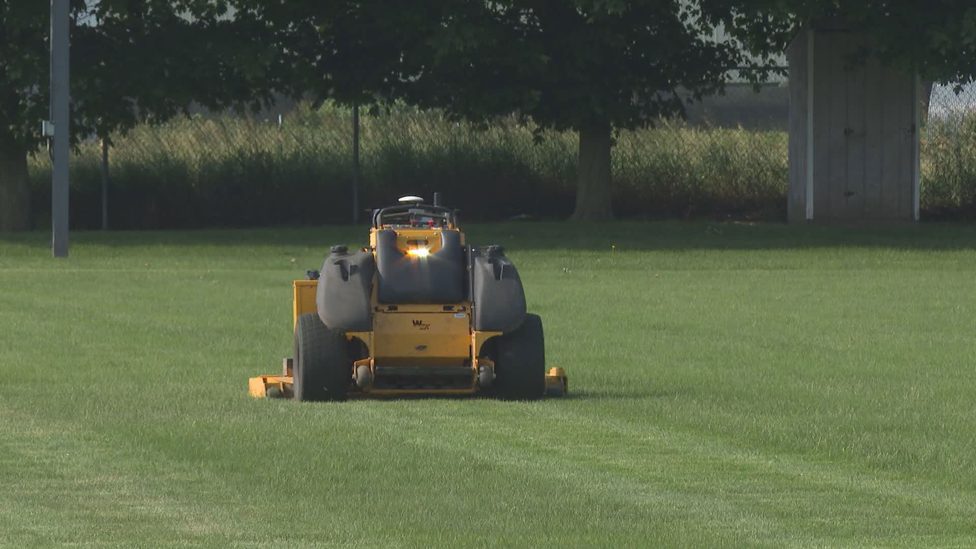 It’s been hot and muggy this week, making it tough to get out and cut the grass. One lawn crew in Ravenna is getting a break thanks to a new piece of equipment.