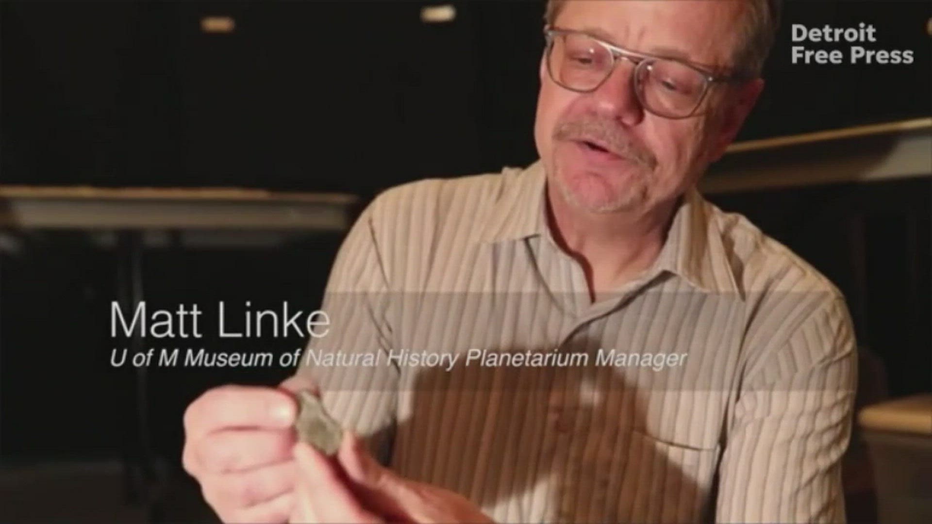 Matt Linke, planetarium manager at the Natural History Museum at the University of Michigan, explains the importance of discovering a meteor and what it tells us about the solar system.