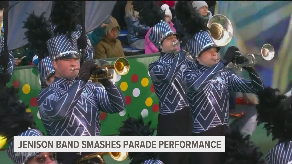 Jenison marching band has their moment at Macy's Thanksgiving Day