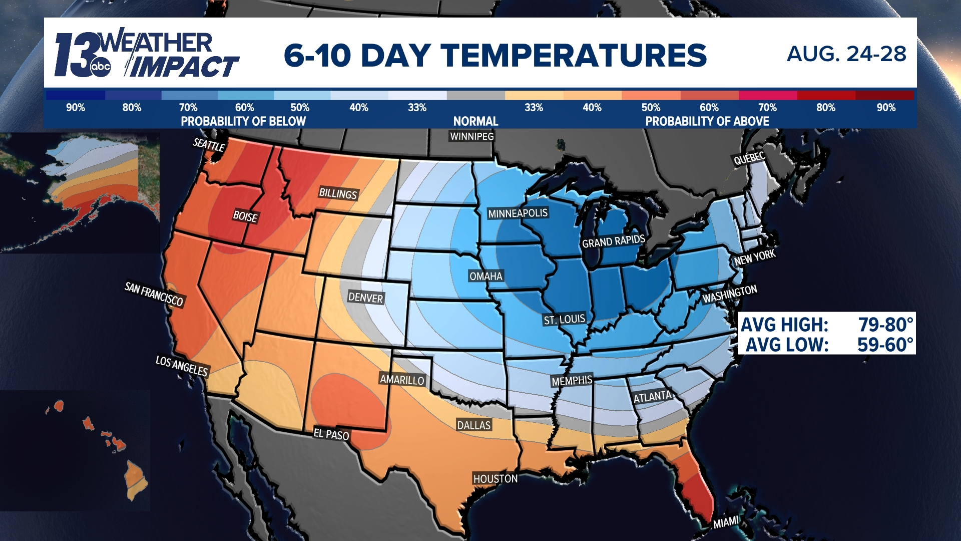 FALL TEMPS | Highs drop in the 70s + 60s early next week | wzzm13.com