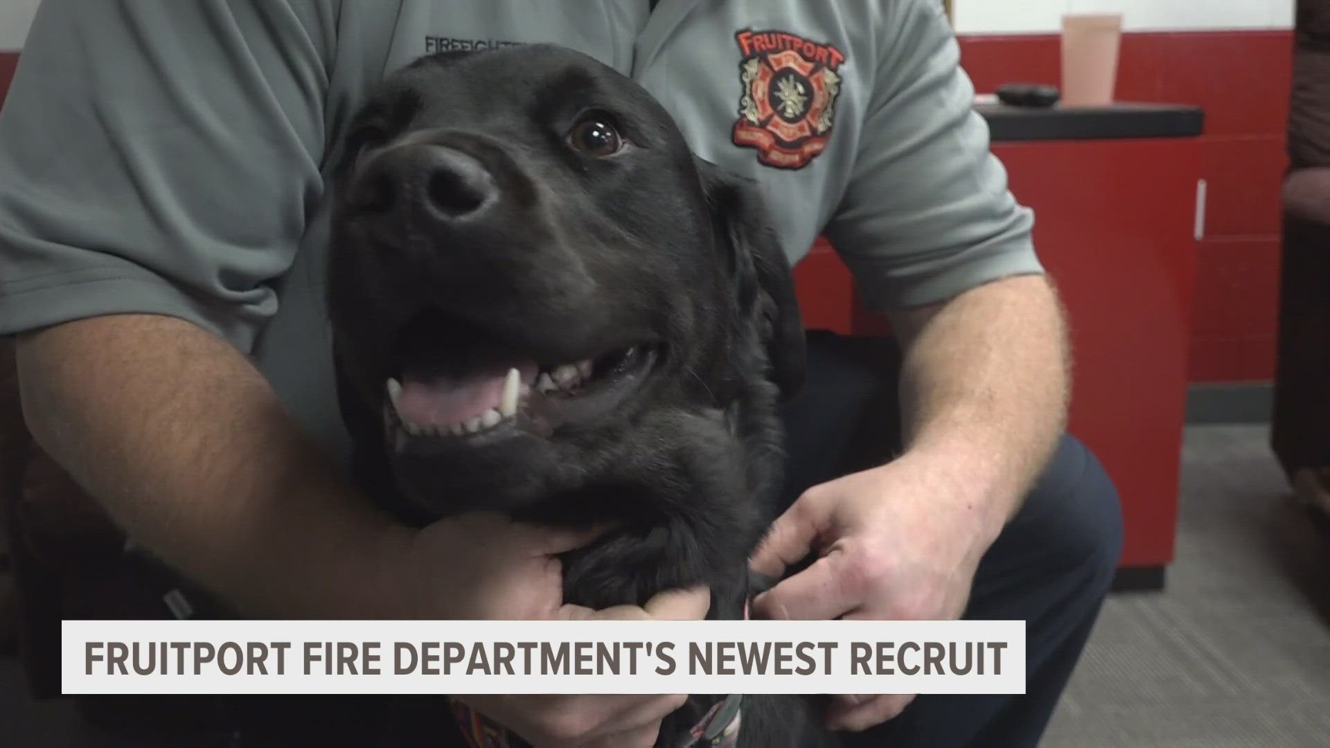 The Fruitport Fire Department has a new recruit that's ready to help.