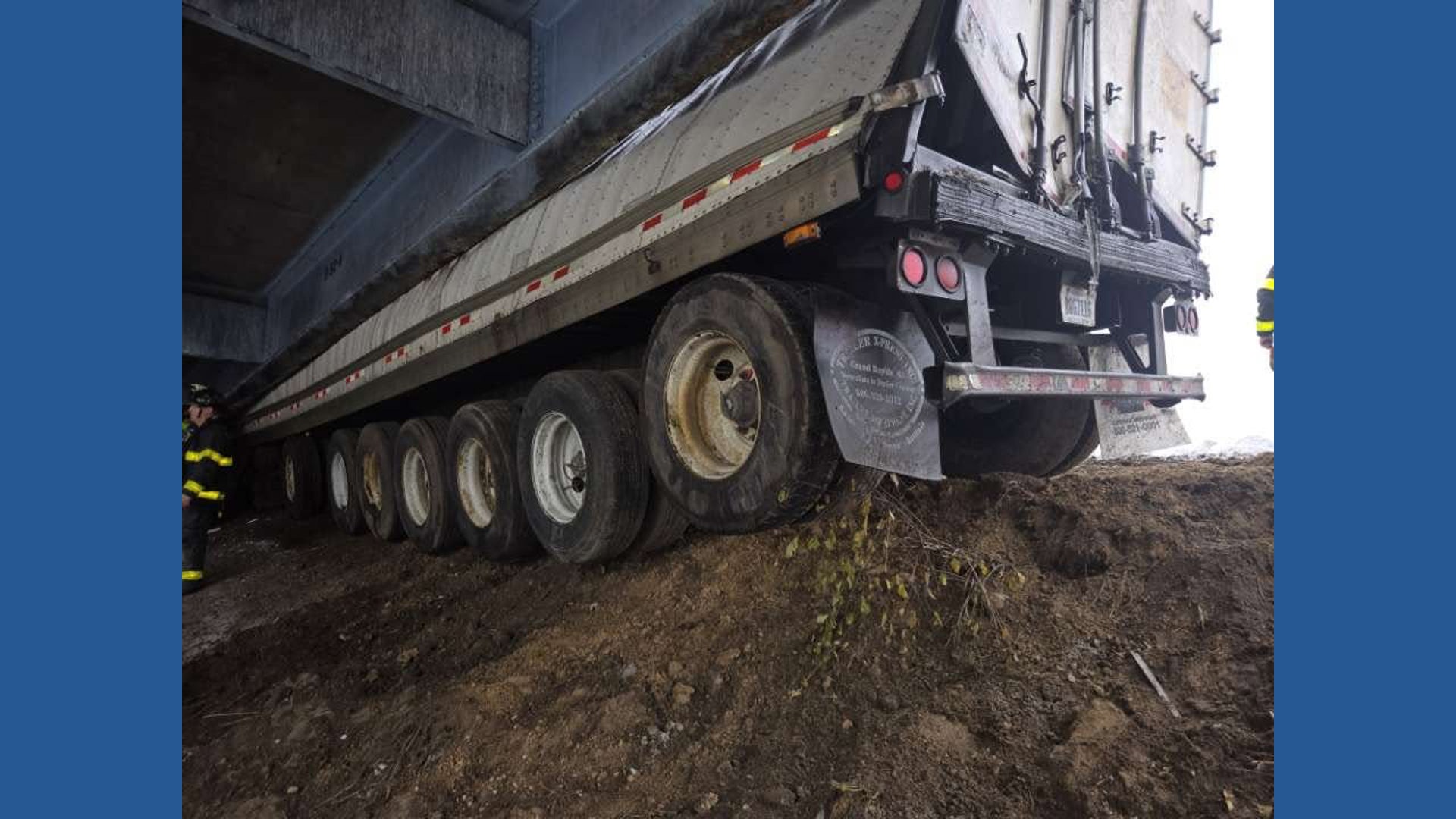 Westbound I-196 to southbound US-131 ramp closed after semi crash on S ...