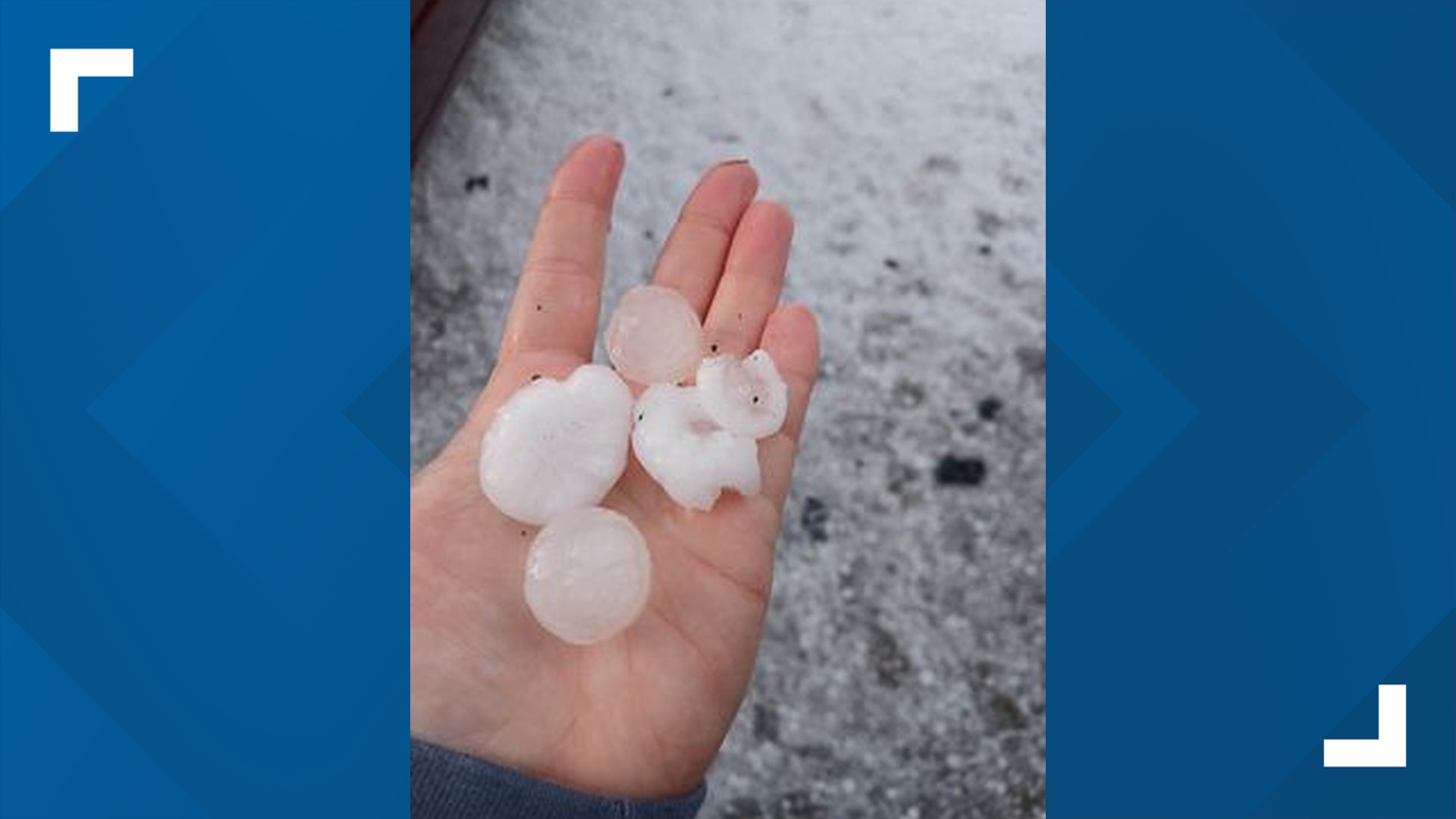 Large hail spotted around West Michigan on April 4, 2023 | wzzm13.com