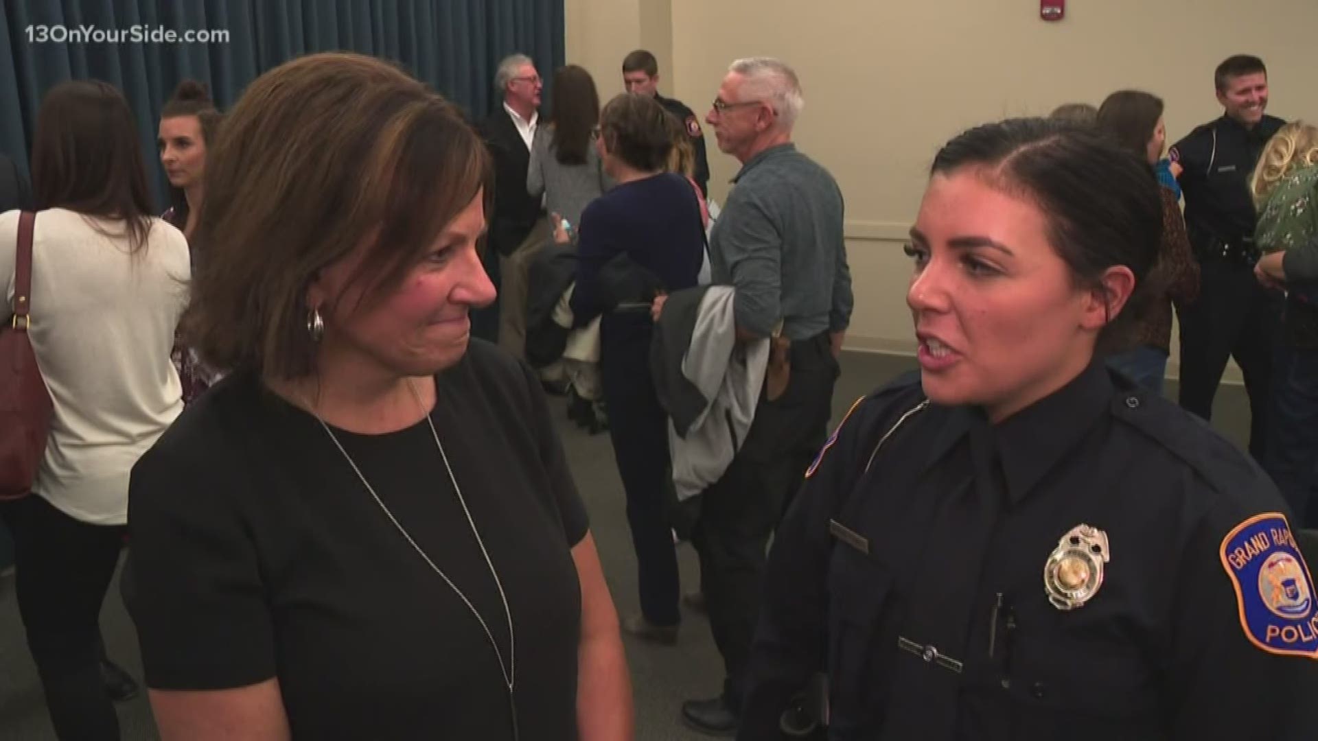 New GRPD officer looks to carry on mother's legacy | wzzm13.com