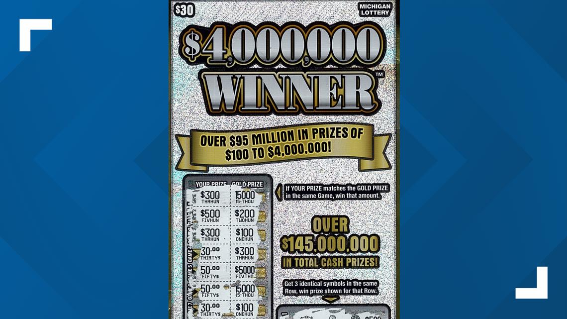 Michigan man wins 4 million from lottery