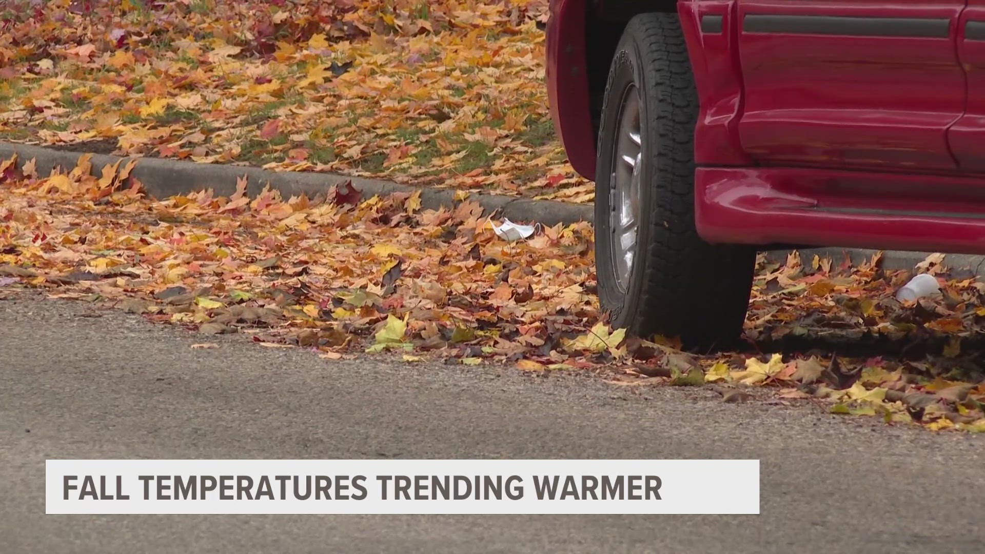 Meteorologist Blake Hansen is taking a closer look at warmer fall temperatures.