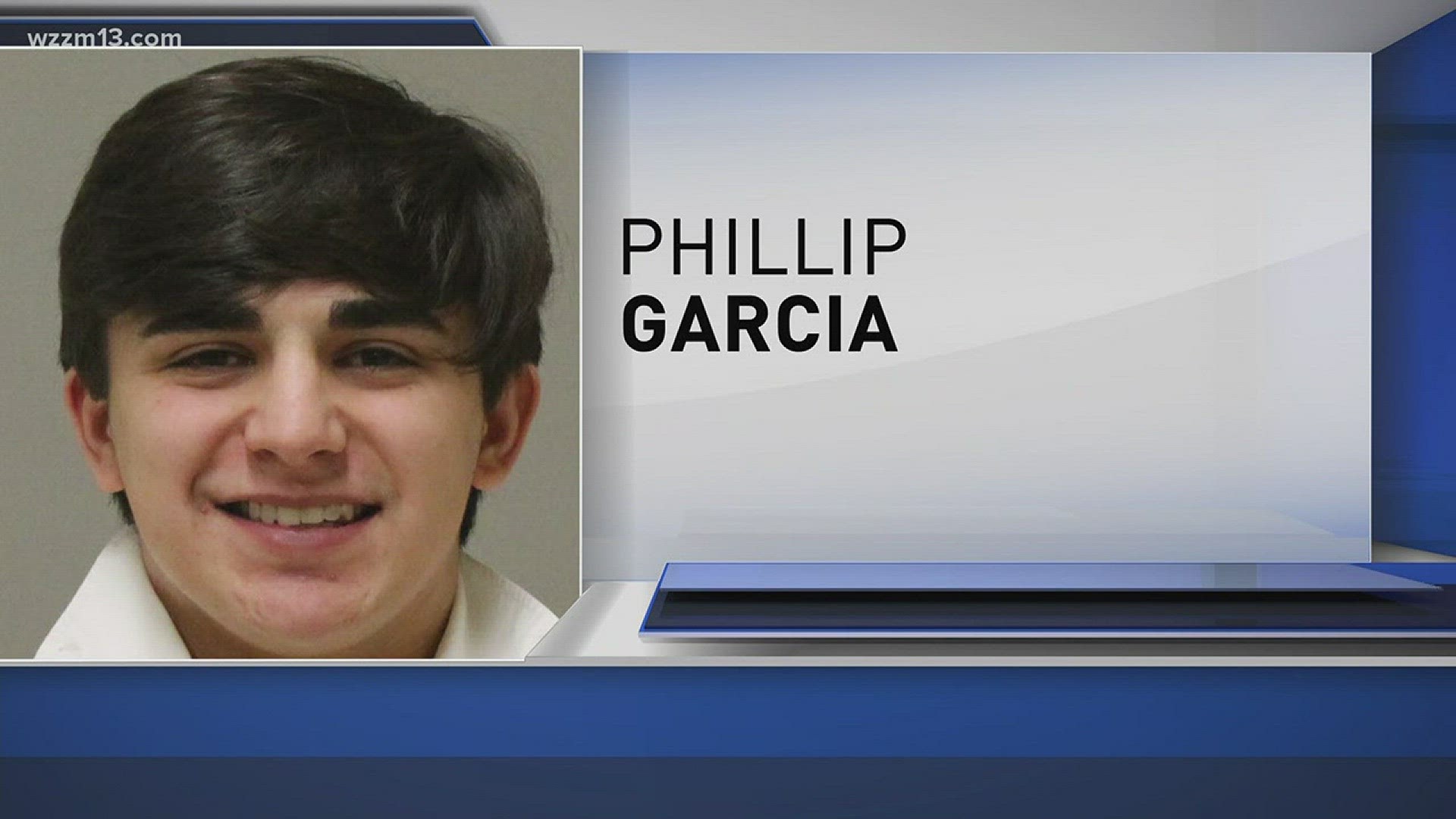 Phillip Garcia went through a stop sign, hitting another car killing the driver.