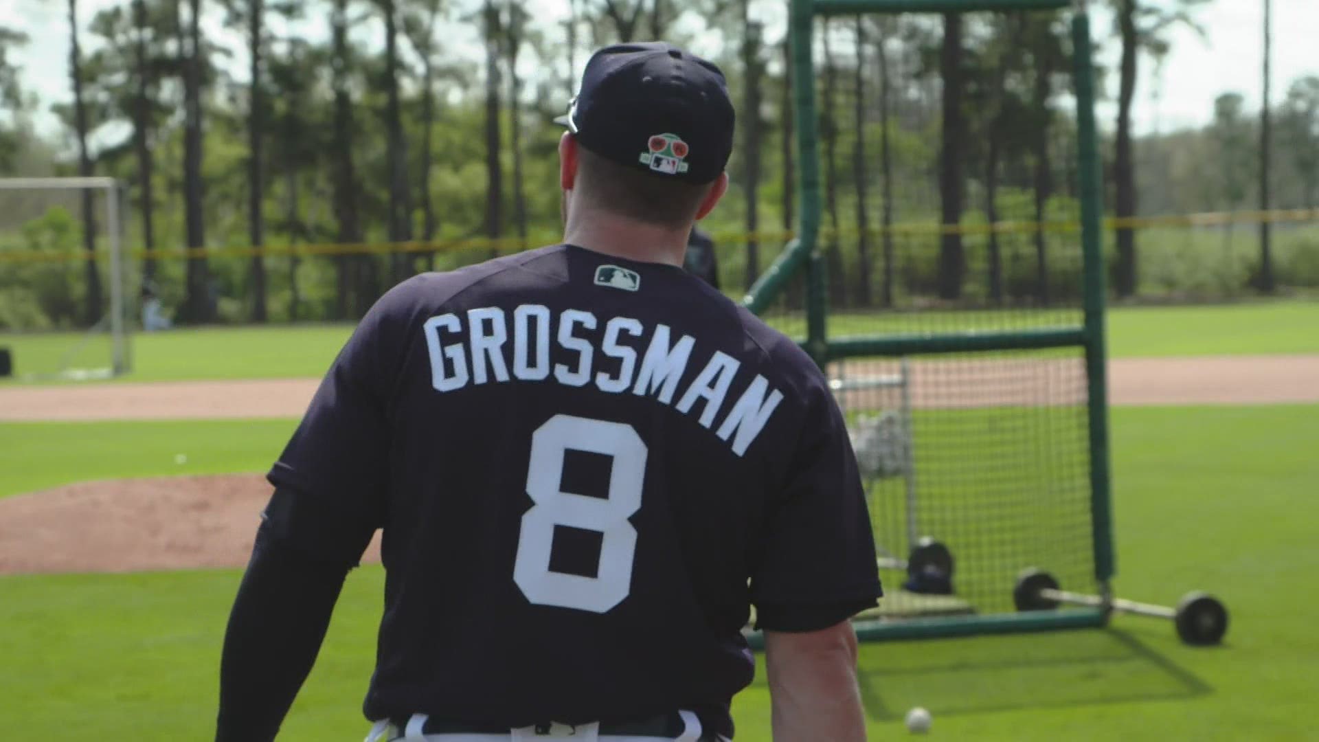 Last month the Tigers signed Grossman to a two year, 10 million dollar deal.