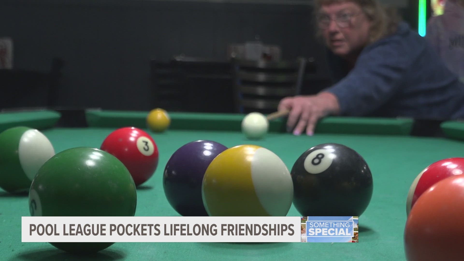 A group of women pool sharks in Muskegon shares their story of the league and how the fellowship fosters life-long friendships.