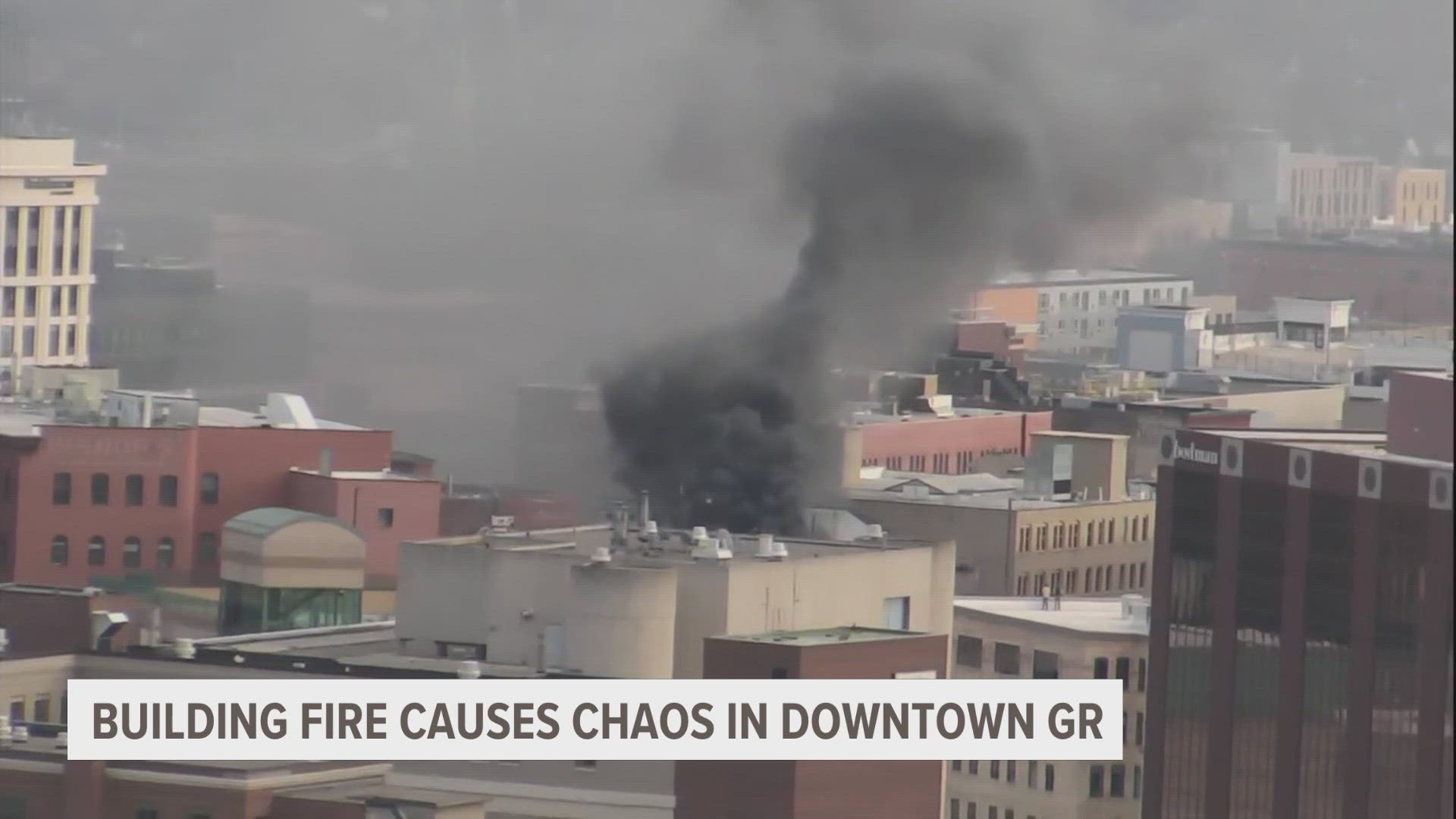 Friday afternoon a fire broke out at Grand Rapids Brewing Company on Ionia Ave.