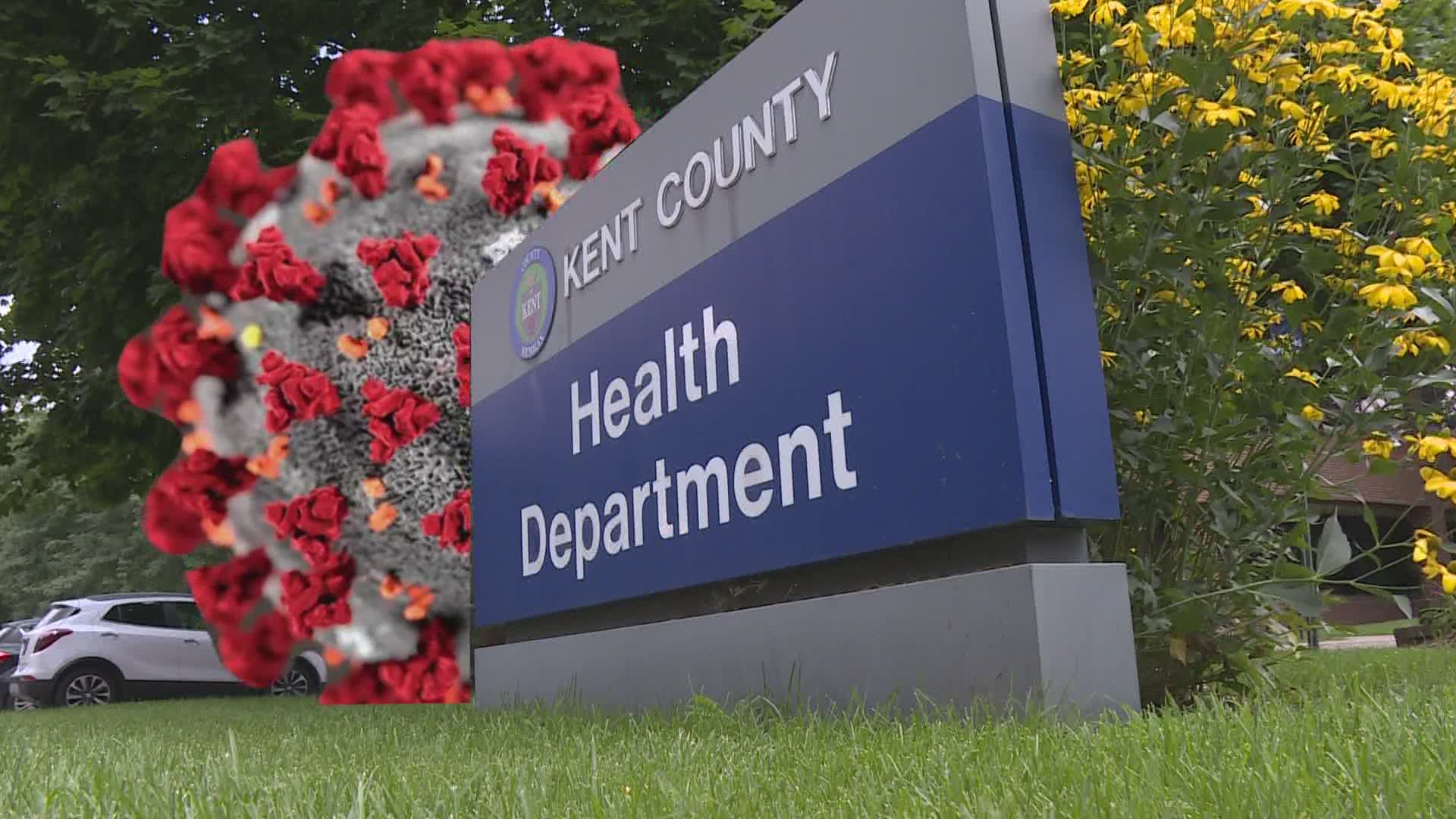 The Kent County Health Department says it has received hundreds of complaints of executive order violations ranging from large gatherings to mask violations.