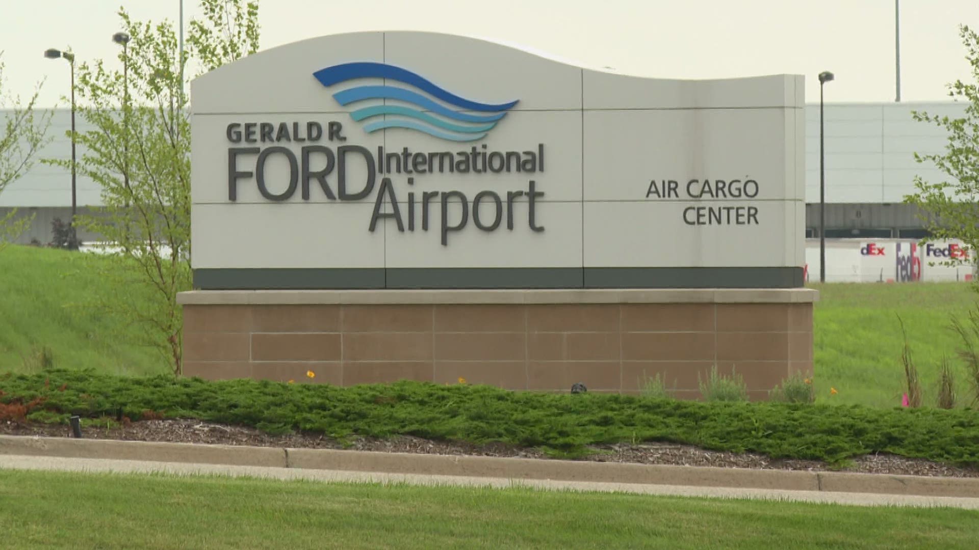Officials broke grounds on a new operations center at the Ford Airport today.