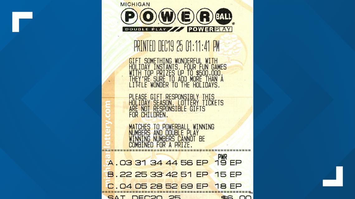 Michigan lottery club splits $1 million Powerball win