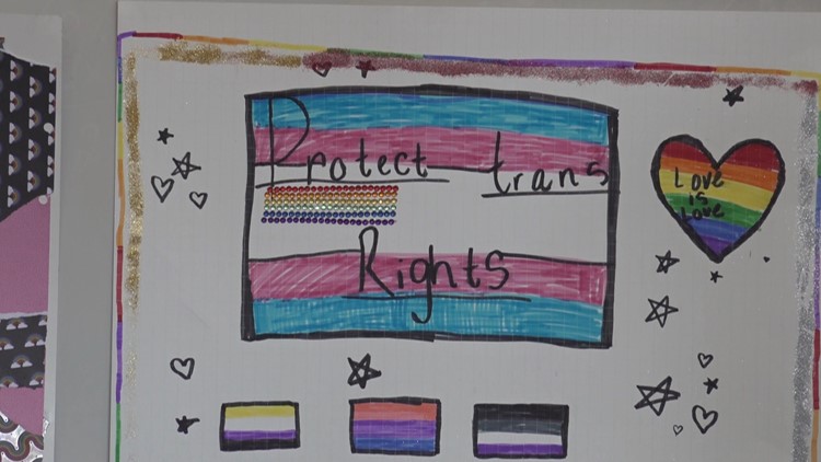 'YOU ARE LOVED' | Muskegon County students decorate float ahead of Pride Festival