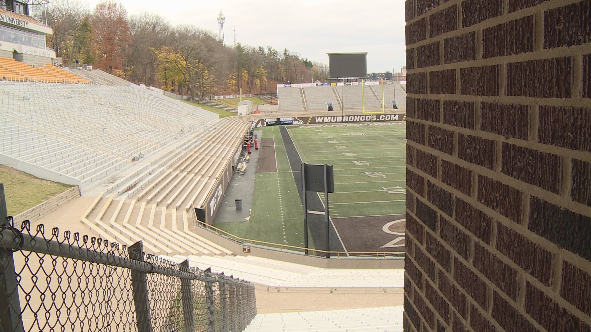 Waldo Stadium, the home of the Western Michigan Broncos, provides a great environment for college football fans.