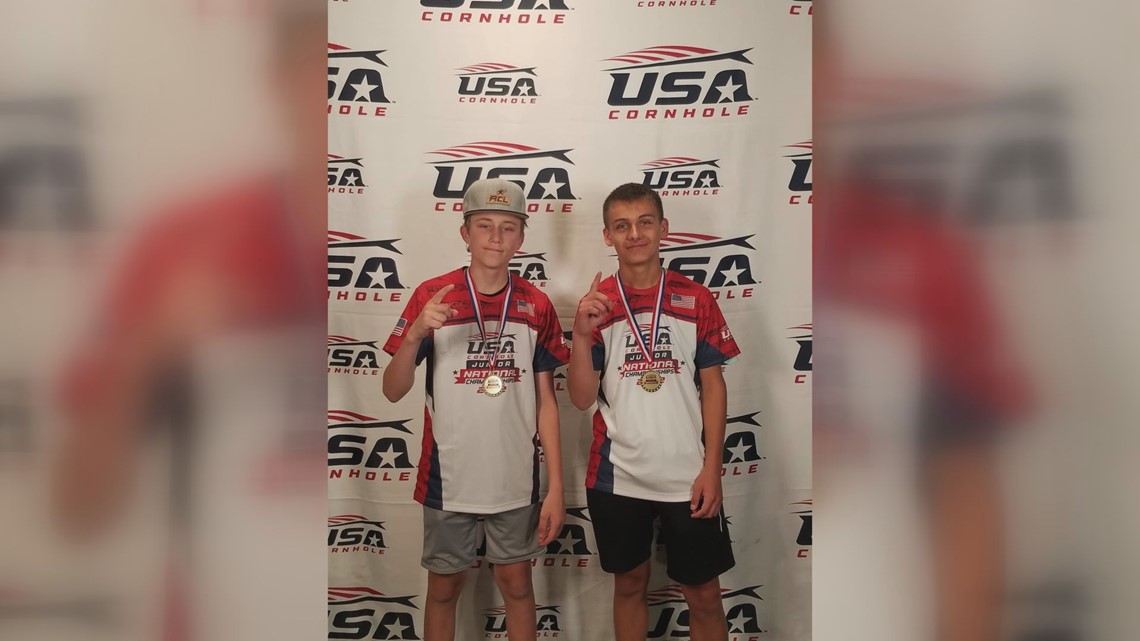 Two GR teens win junior national cornhole championship