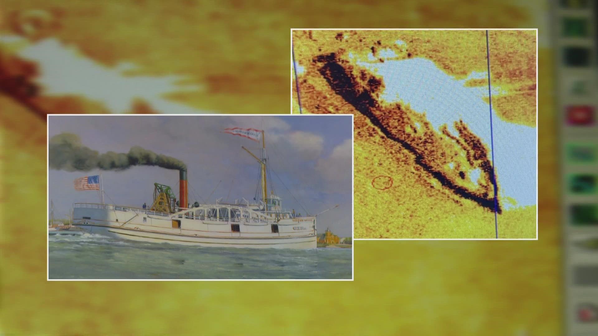 David Trotter has found over 100 Great Lakes shipwrecks in his 40 years of hunting. In June, he discovered and identified the elusive 'Water Witch' steamer.