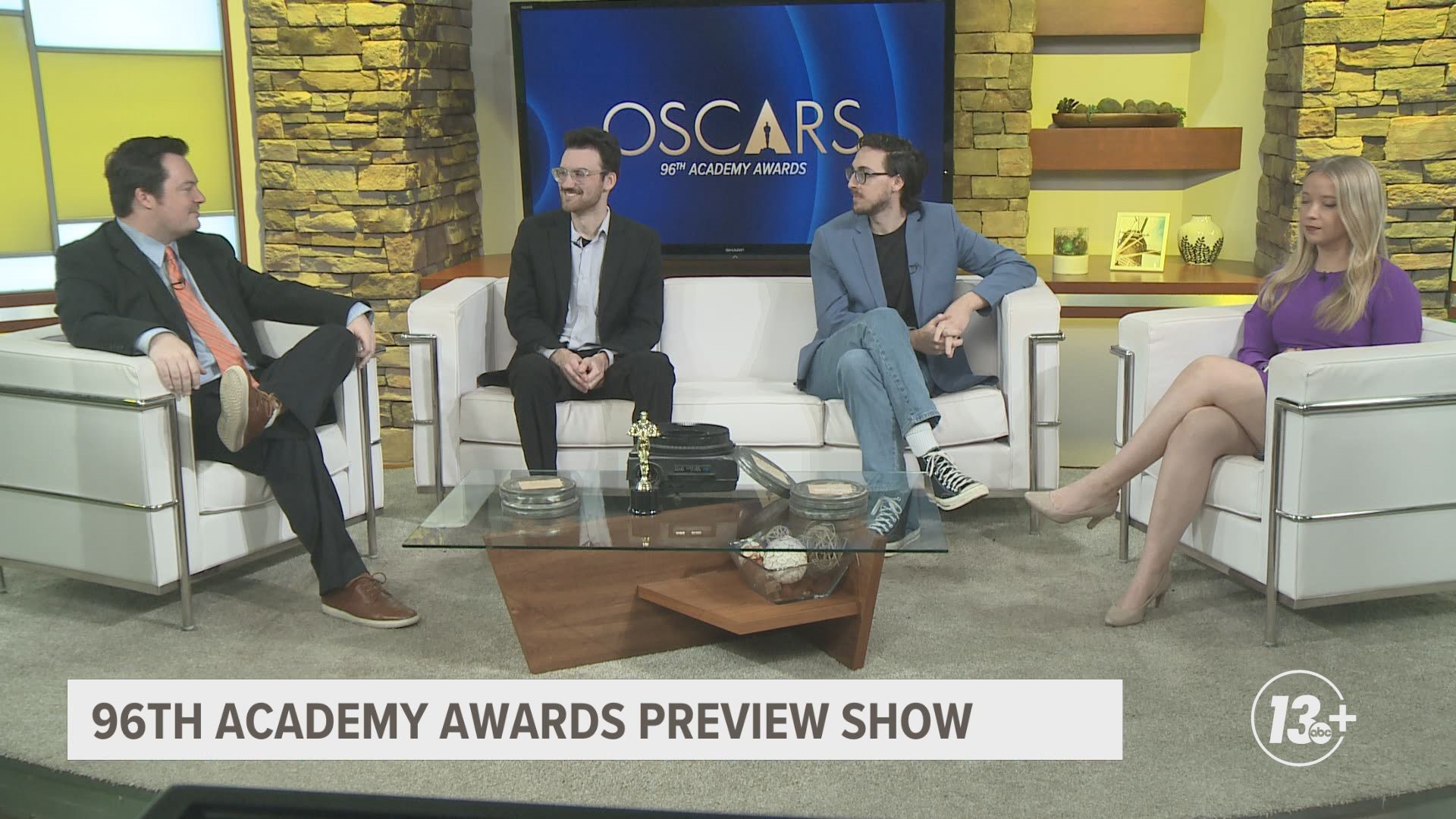 13 ON YOUR SIDE's Nate Belt, Julie Koharik and Erik Howard are joined by Kyle Macciomei to share their predictions for some of the 96th Oscars categories.